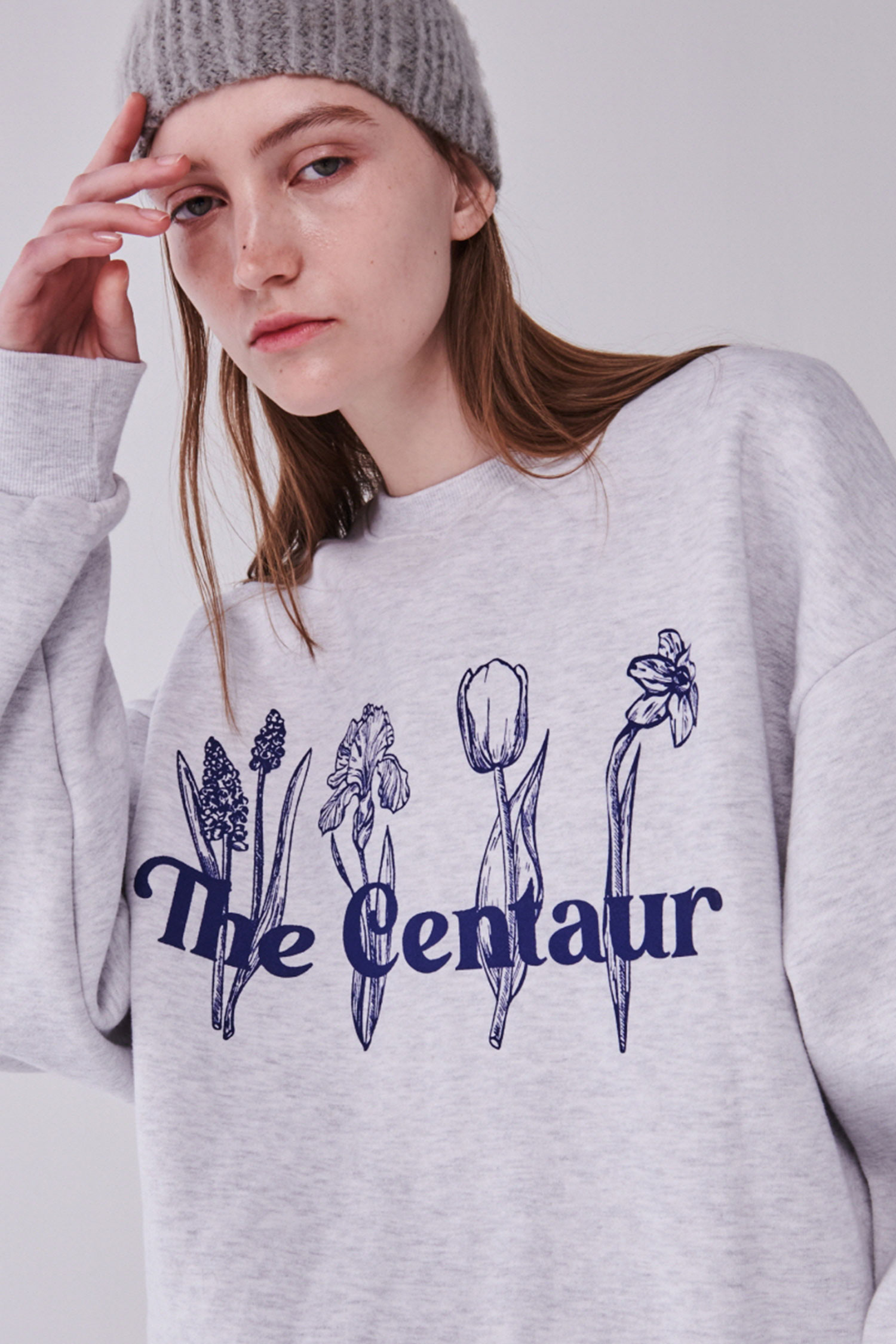 [THE CENTAUR] FW FOUR BEAUTY SWEATSHIRT - GREY_THE