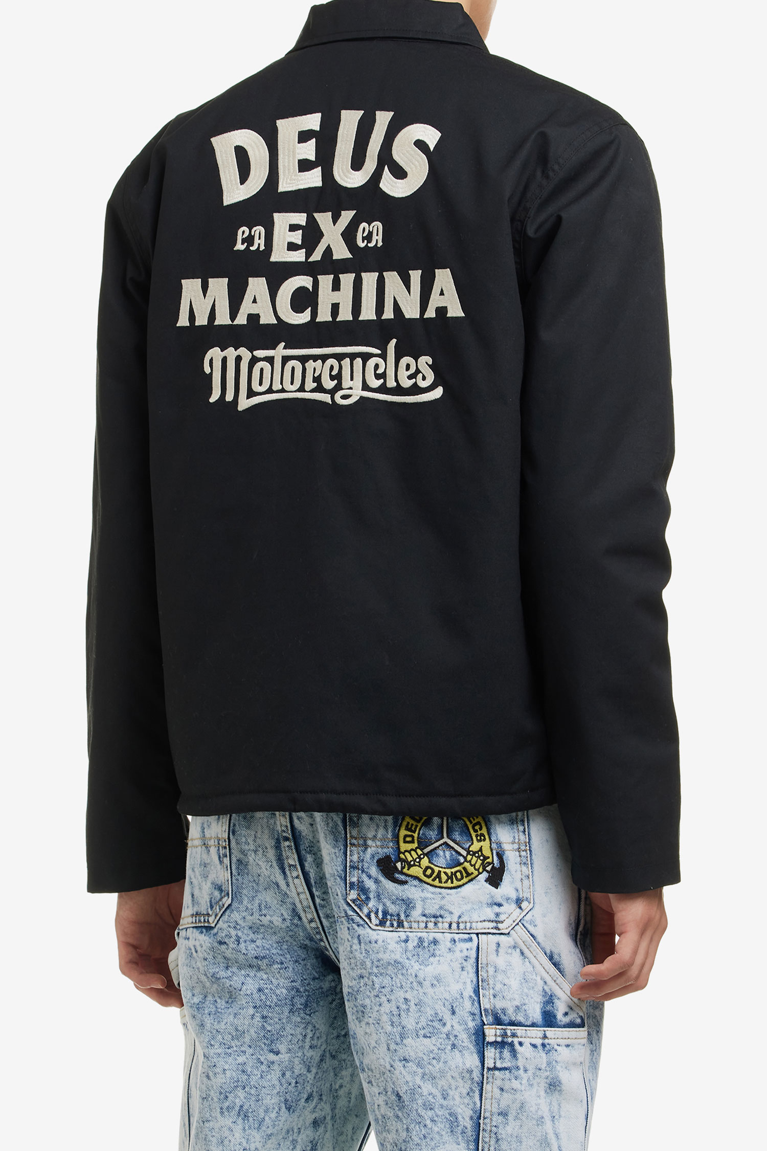 데우스] BREEZE COACH JACKET BLACK_DEUS EX MACHINA