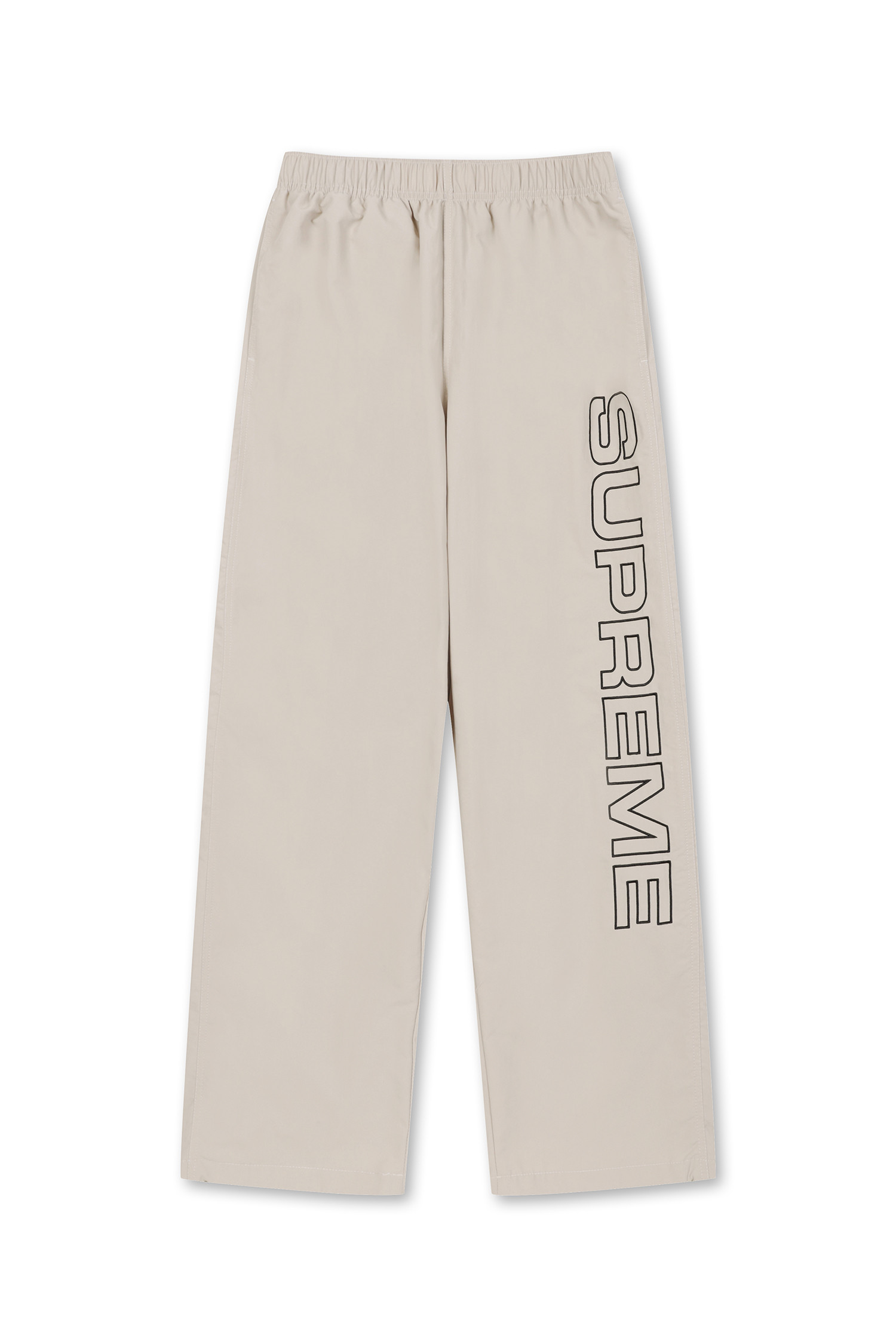 SUPREME] 23FW Spellout Embroidered Track Pants 스펠아웃 자수 트랙