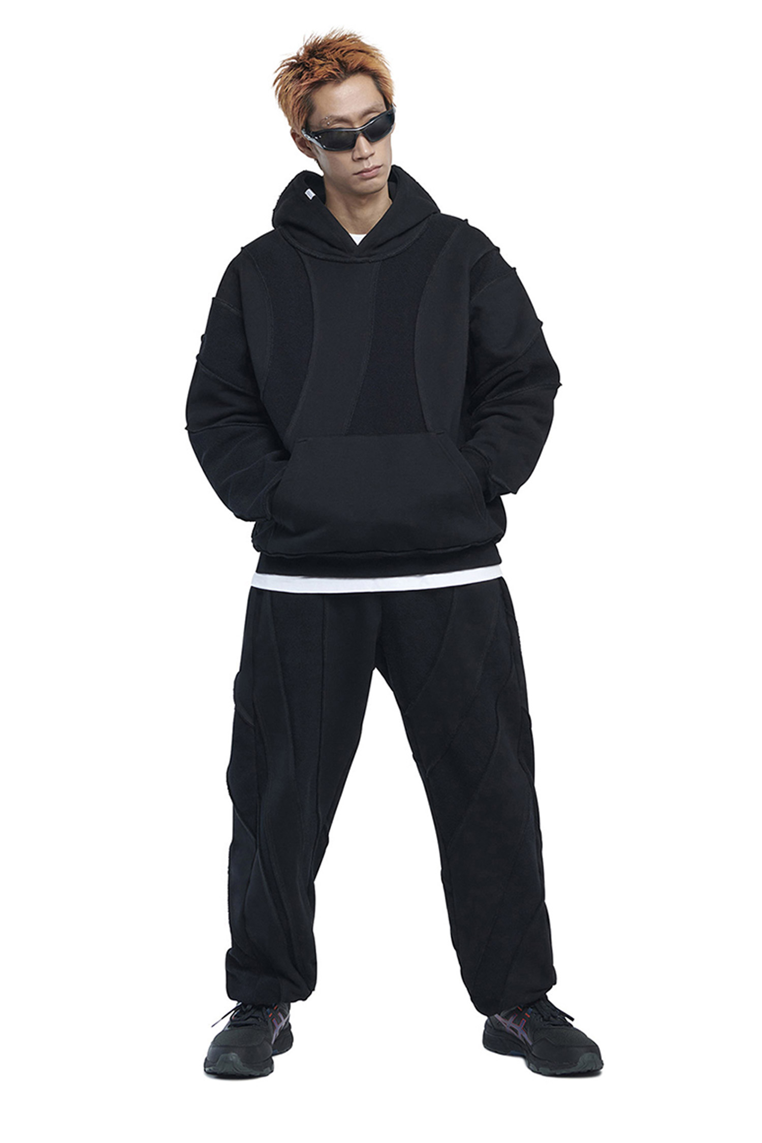 NOMANUAL - 조거/스웨트팬츠 - [노매뉴얼] M.R.C SWEATPANTS - BLACK