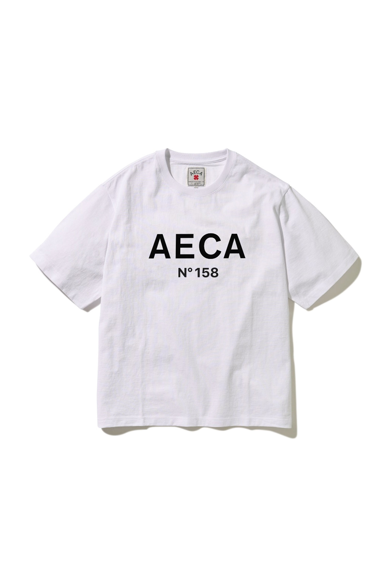 AECA WHITE - 반팔티셔츠 - [에이카화이트] AECA BIG LOGO TEE_WHITE/BLACK