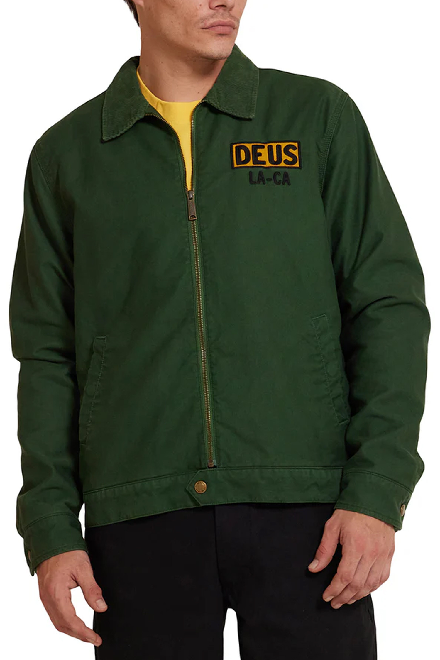 DEUS EX MACHINA - 블루종/점퍼 - [데우스] SUPER STITIOUS JACKET 슈퍼 스티셔스 재킷 - HILLSIDE GREEN