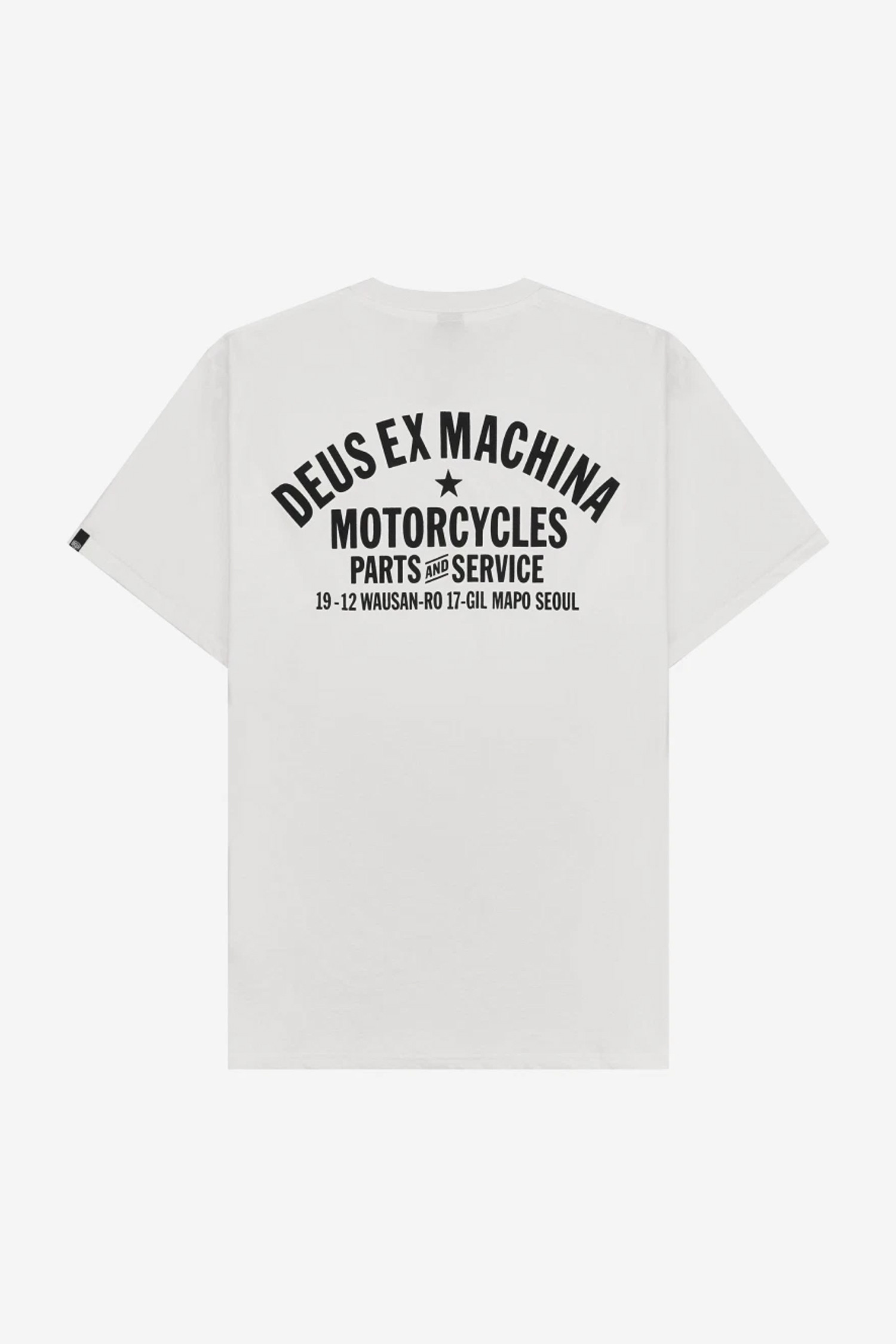 DEUS EX MACHINA - 반팔티셔츠 - [데우스] SEOUL ADDRESS TEE 서울 어드레스 티셔츠 - WHITE