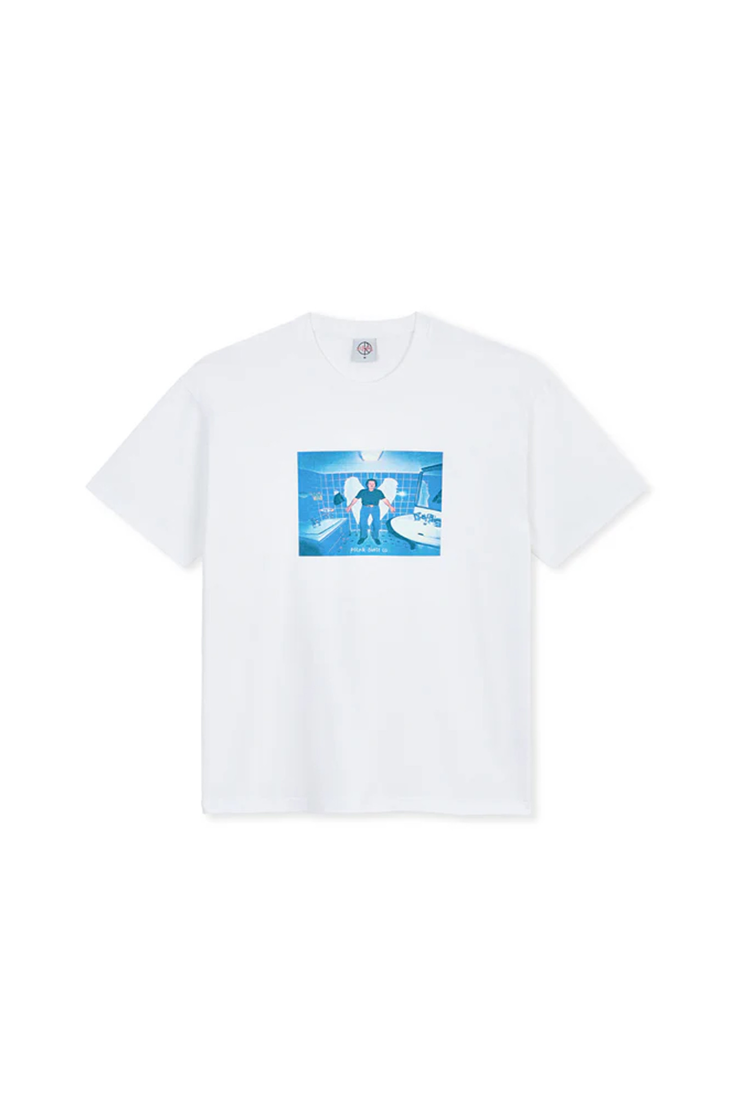 POLAR SKATE - 반팔티셔츠 - [폴라스케이트] Tee | Angel Man 티셔츠 - White