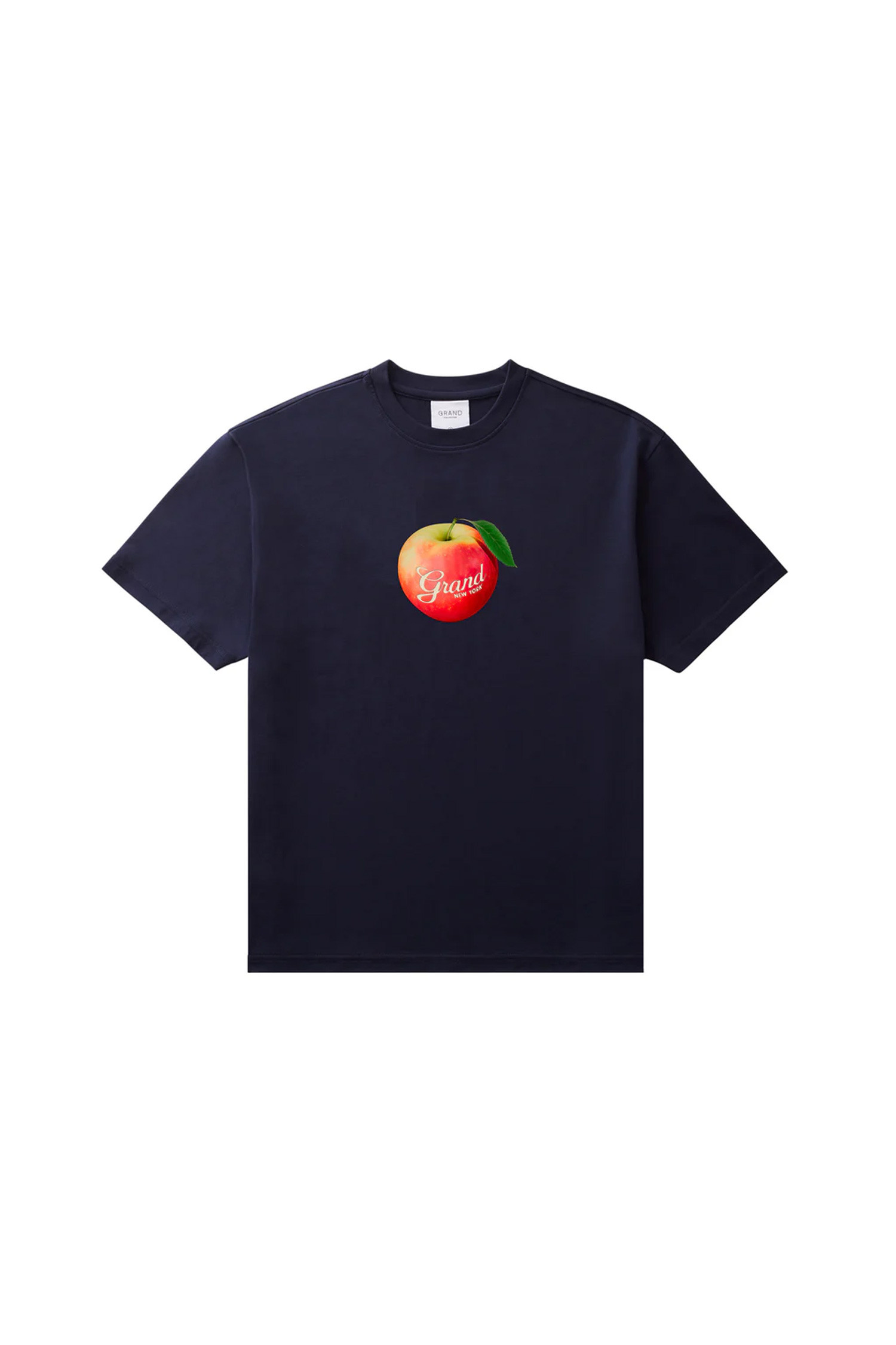 GRAND COLLECTION - 반팔티셔츠 - [그랜드컬렉션] The Big Apple Tee 빅 애플 티 - Navy