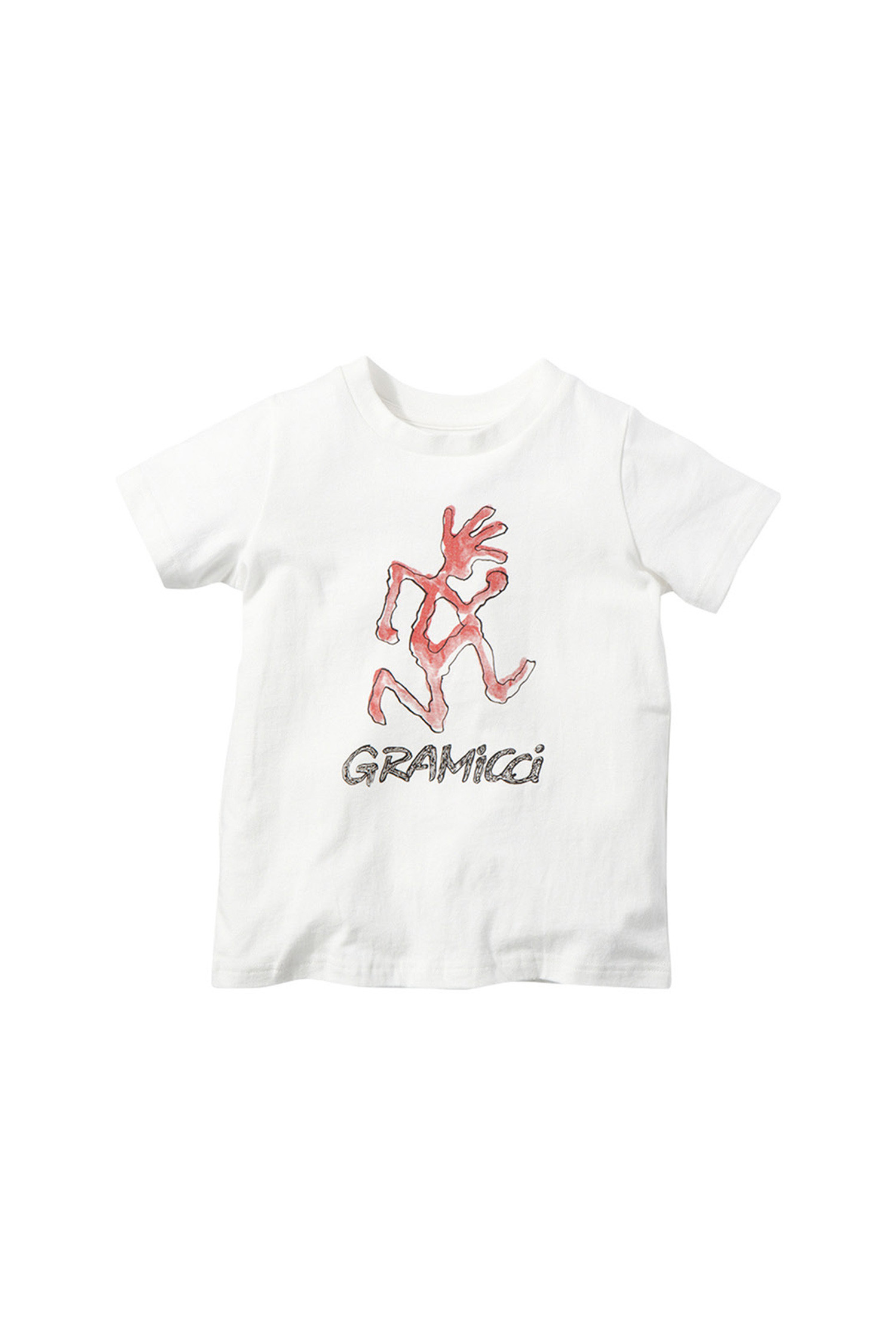 GRAMICCI - 반팔티셔츠 - [그라미치] KIDS RUNNINGMAN TEE 키즈 런닝맨 티 - WHITE