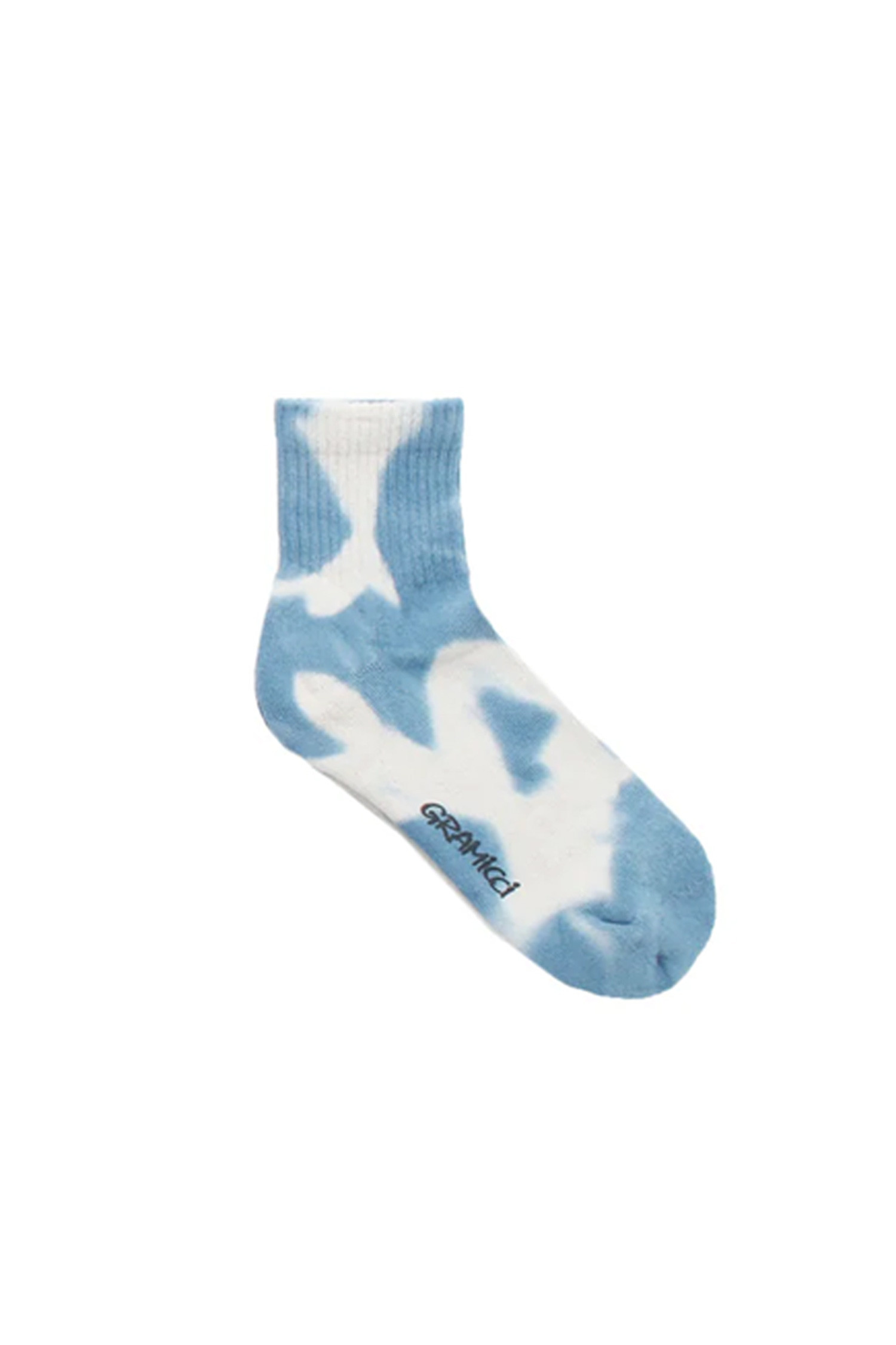 GRAMICCI - 양말 - [그라미치] TIE DYE SHORT SOCKS 타이다이 쇼트 삭스 - BLUE