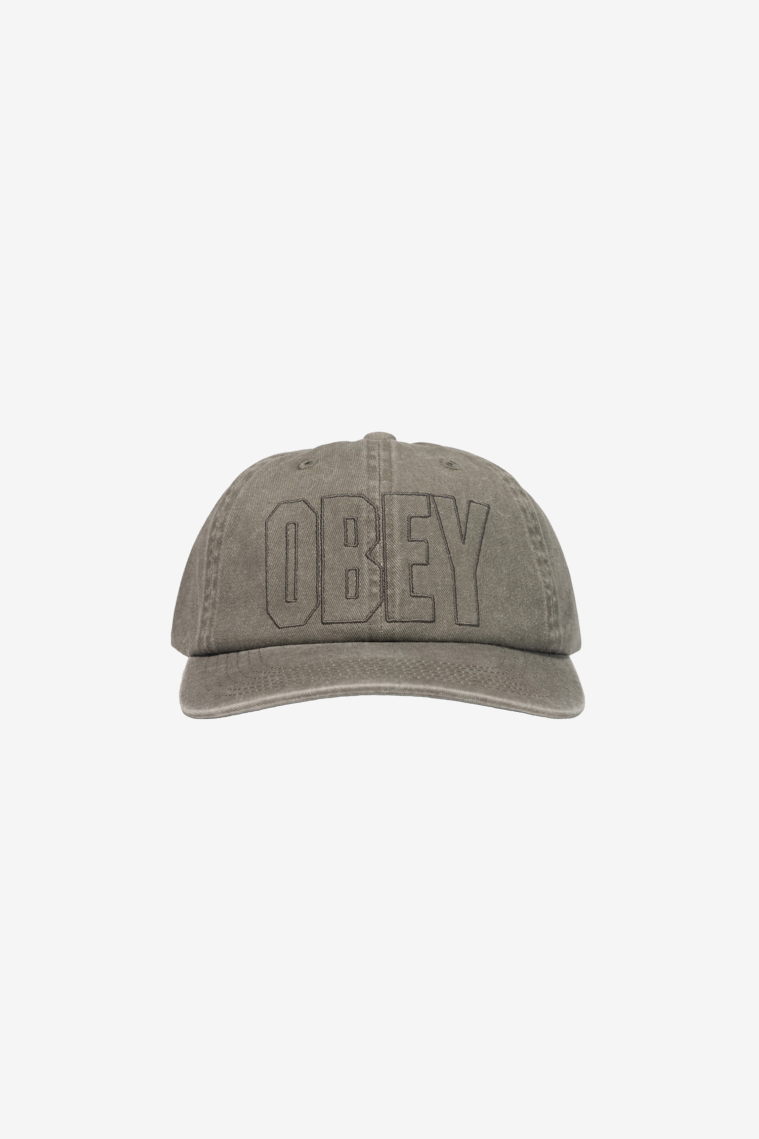 OBEY - 모자 - [오베이] PIGMENT NOVA 6 PANEL VELCRO BACK 피그먼트 노바 6패널 벨크로 백 - PIGMENT OLIVE