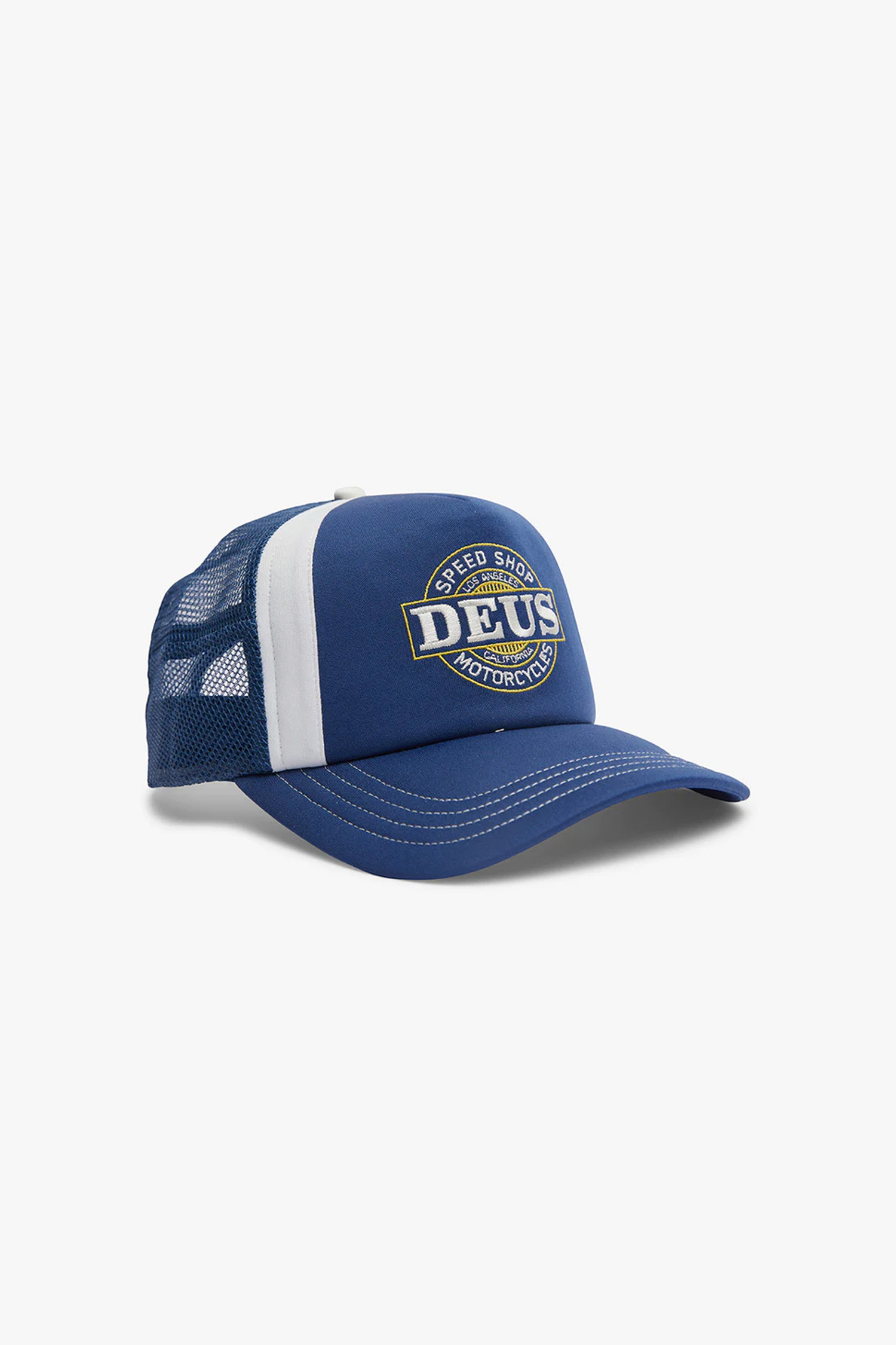 DEUS EX MACHINA - 모자 - [데우스] HOT STREAKS TRUCKER 핫 스트레이크 트러커 캡 - NAVY