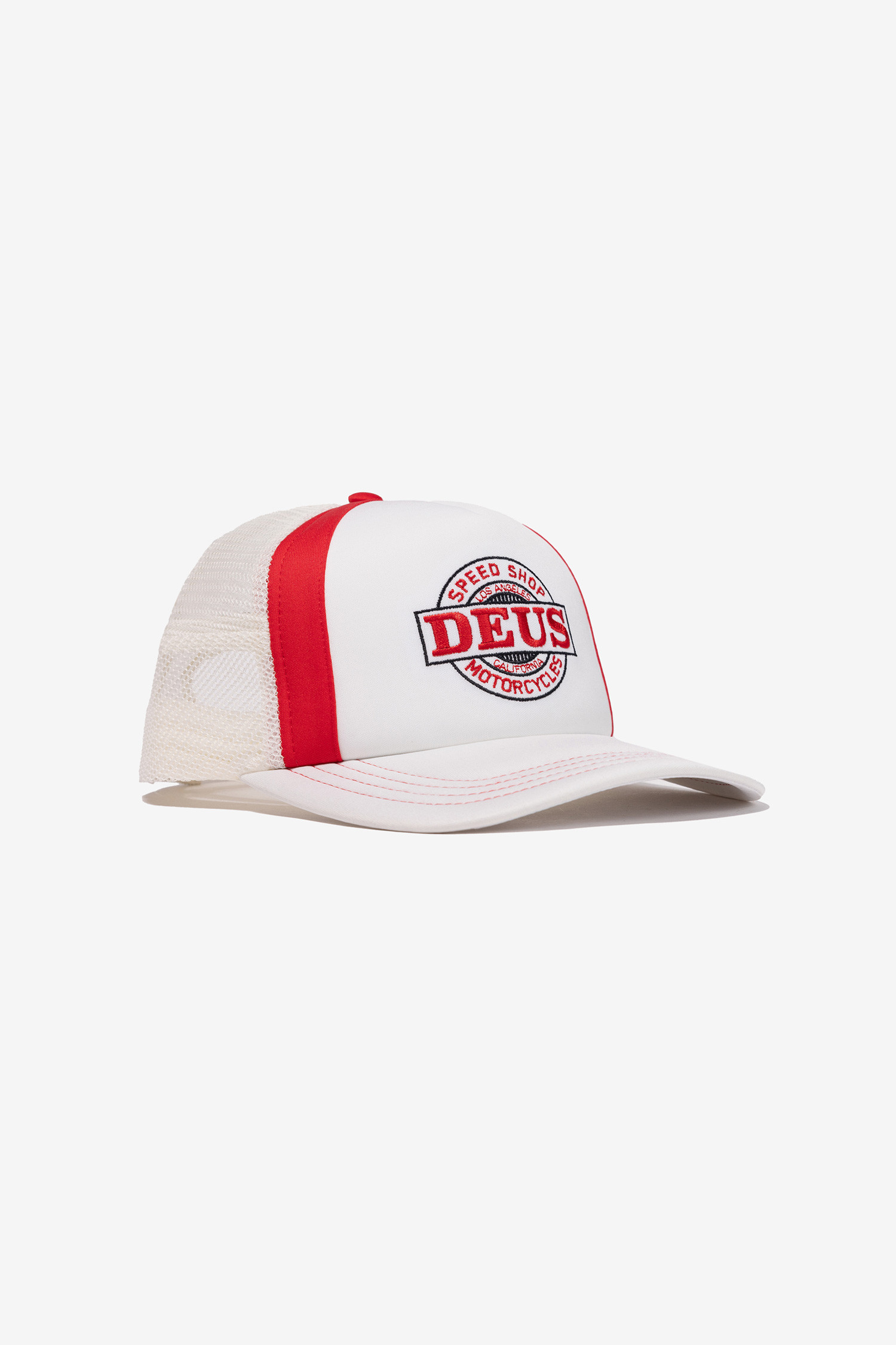 DEUS EX MACHINA - 모자 - [데우스] HOT STREAKS TRUCKER 핫 스트레이크 트러커 캡 - WHITE