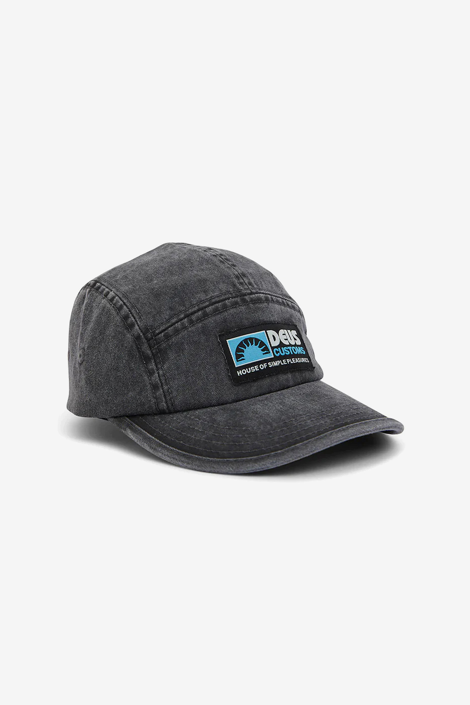 DEUS EX MACHINA - 모자 - [데우스] LEISURE 5 PANEL CAP 레저 5 패널 캡 - ANTHRACITE 