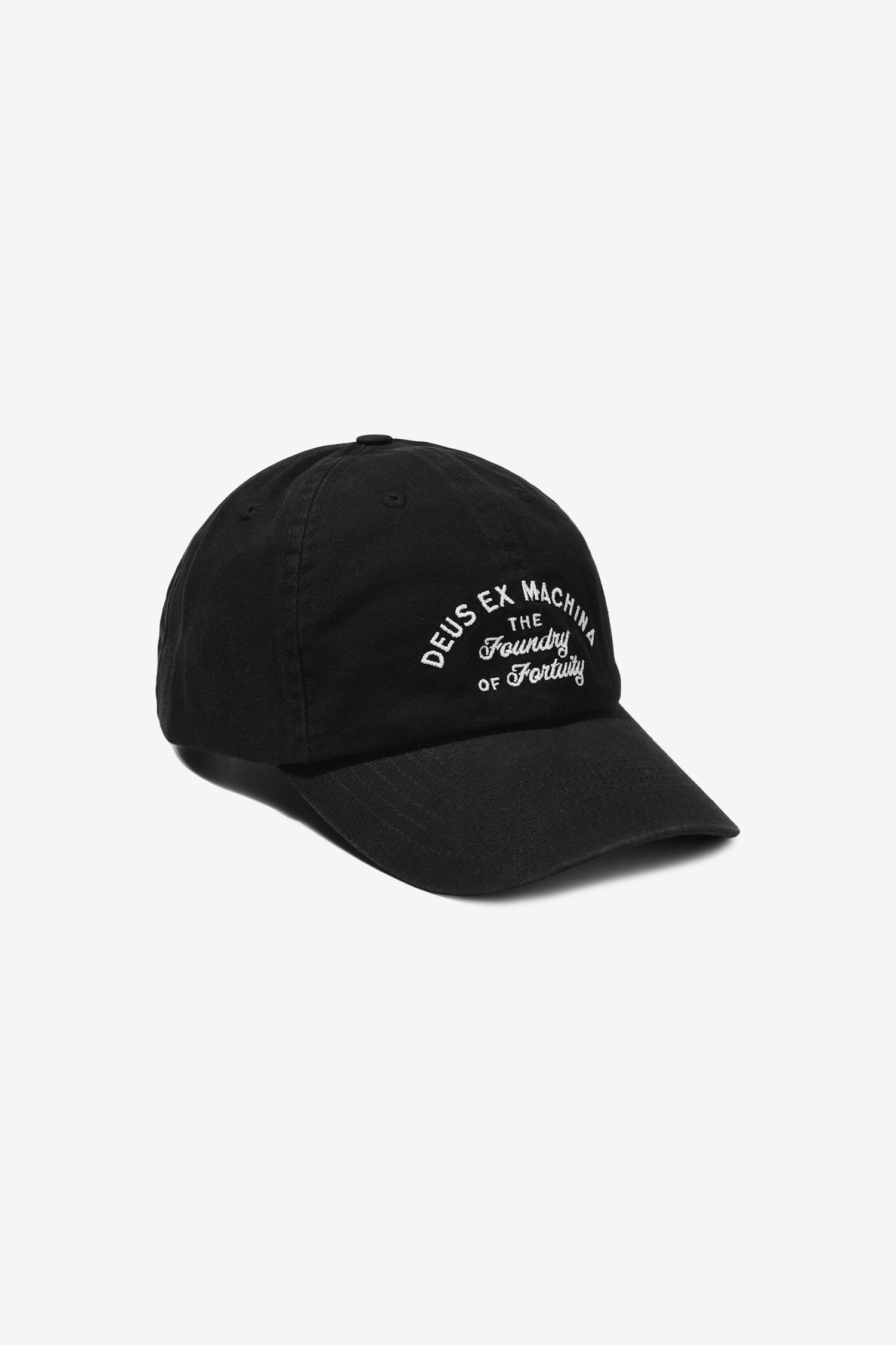 DEUS EX MACHINA - 모자 - [데우스서울] CLASSIC DAD CAP FOUNDRY 클래식 데드 캡 파운드리 - BLACK