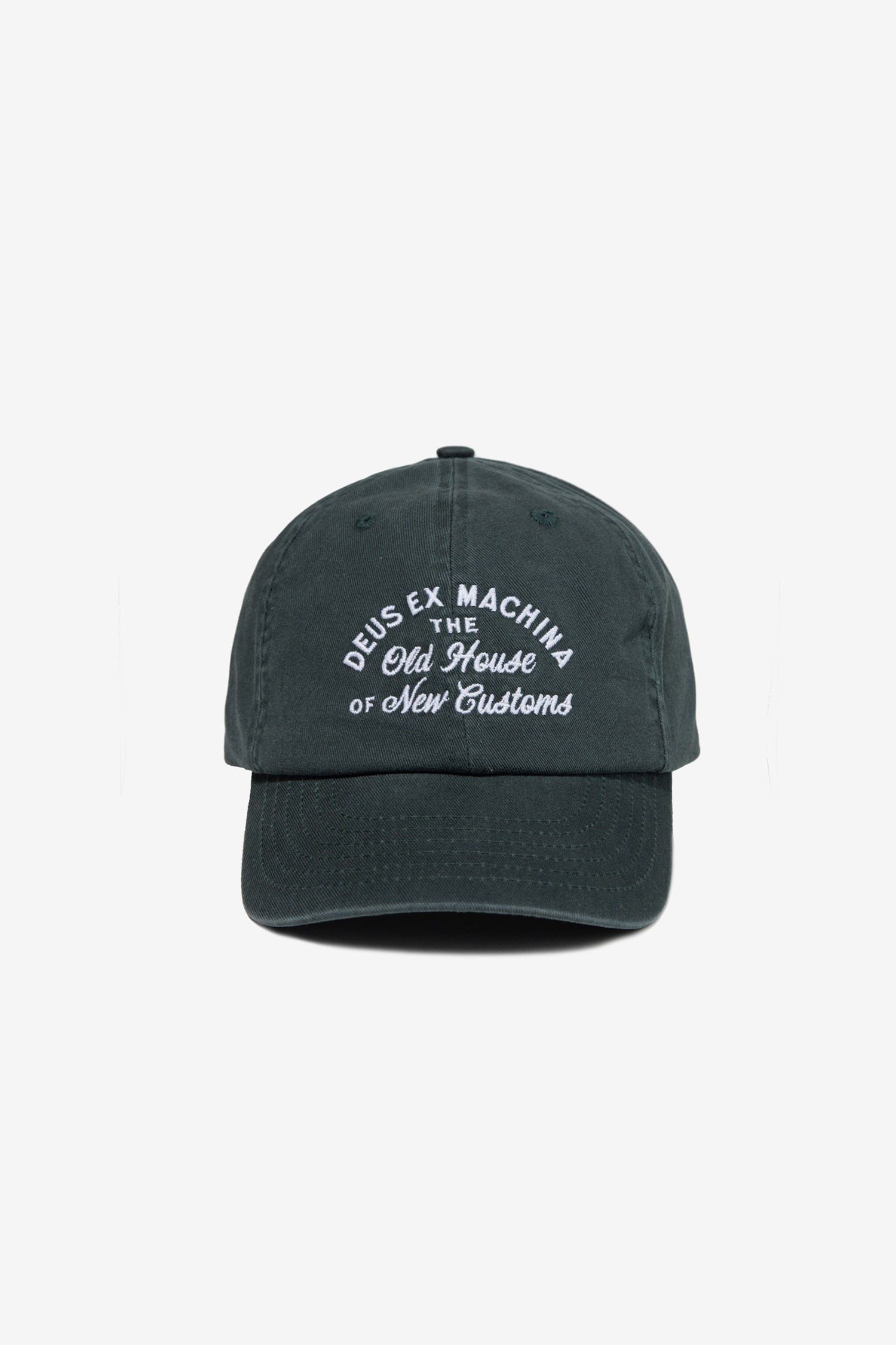 DEUS EX MACHINA - 모자 - [데우스서울] CLASSIC DAD CAP OLD HOUSE 클래식 데드 캡 올드 하우스 - WORK GREEN