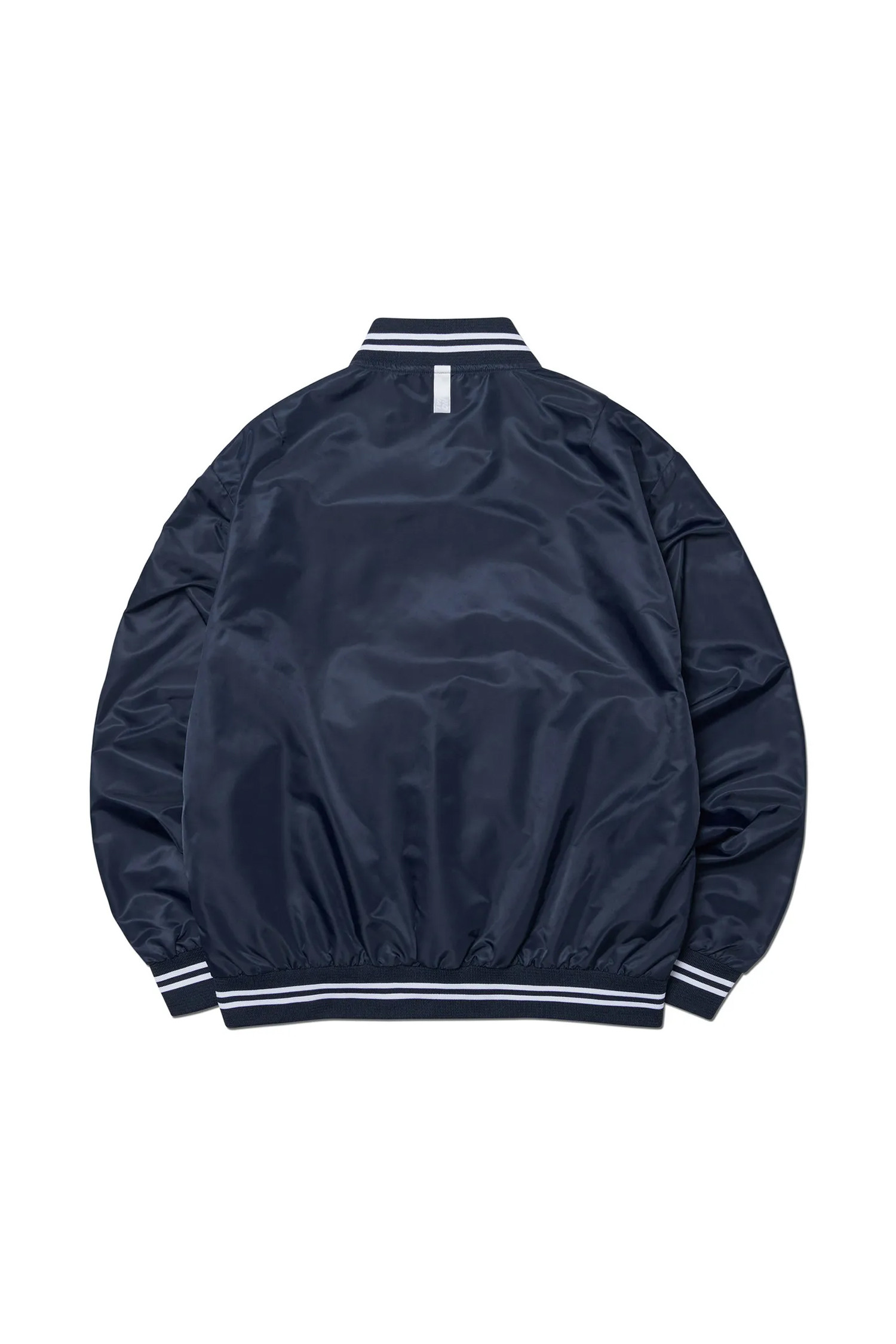 NOMANUAL - 블루종/점퍼 - [노매뉴얼] ARCH LOGO VARSITY JACKET - NAVY