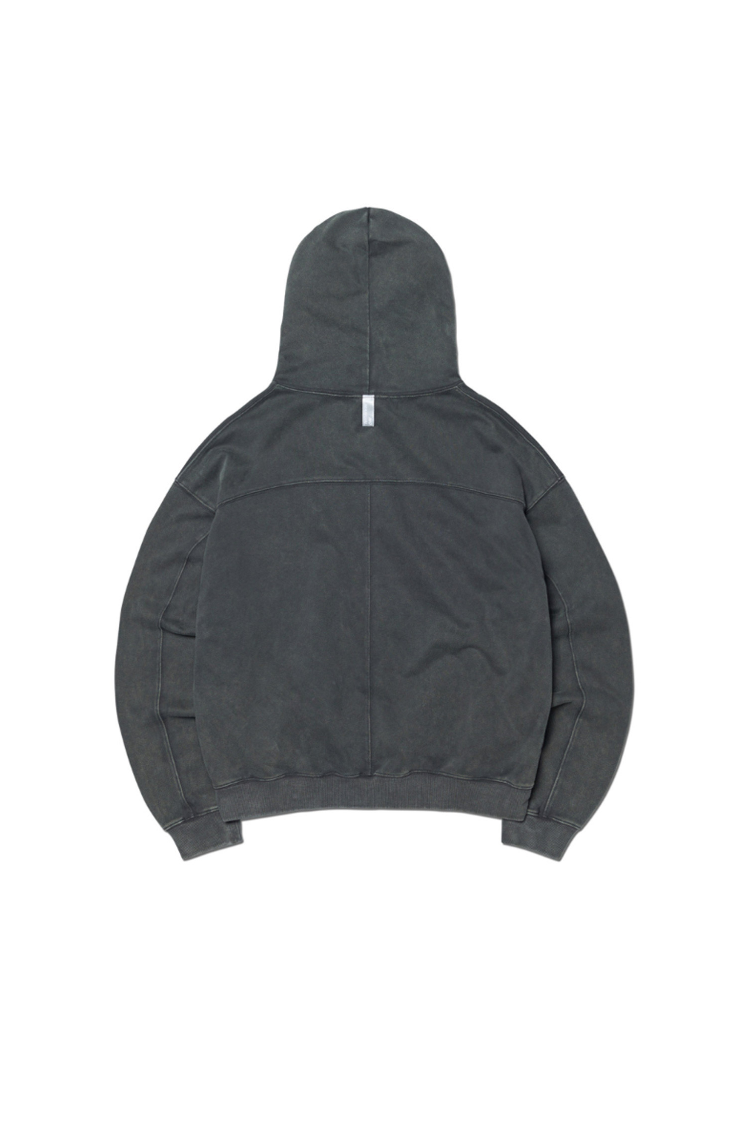 NOMANUAL - 후디 - [노매뉴얼] M.L HOODED ZIP-UP - WASHED CHARCOAL