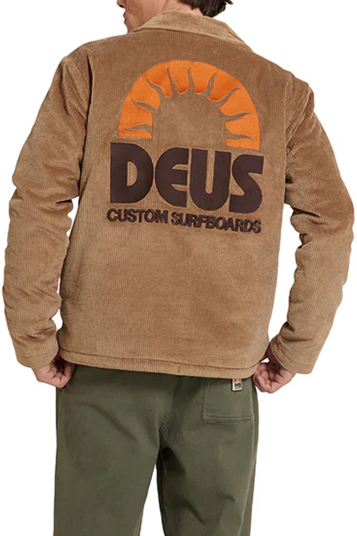 DEUS EX MACHINA - 블루종/점퍼 - [데우스] STOKES COACH JACKET 스토크스 코치 재킷 - KHAKI