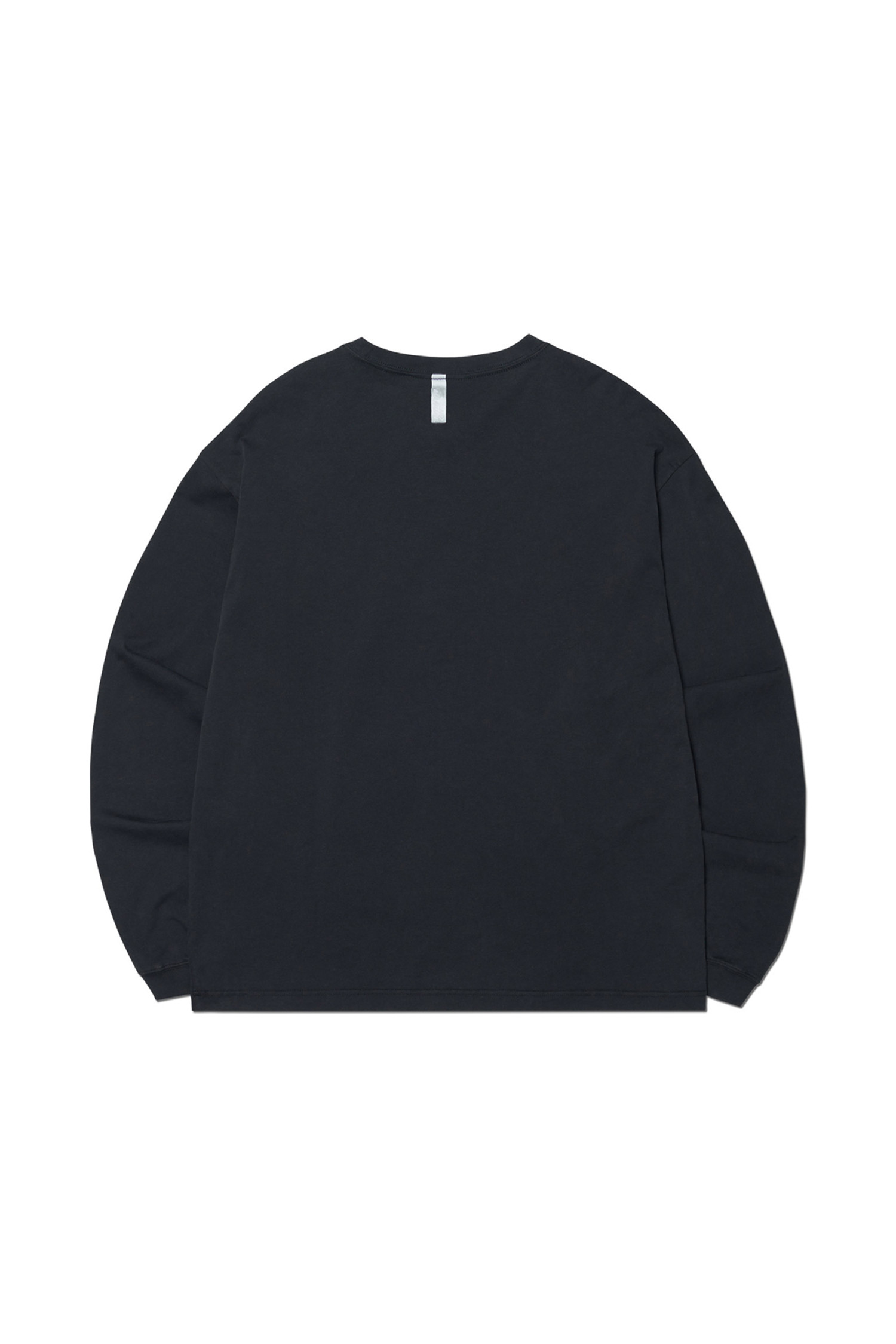 NOMANUAL - 긴팔티셔츠 - [노매뉴얼] T.G LONG SLEEVE TEE  - WASHED BLACK