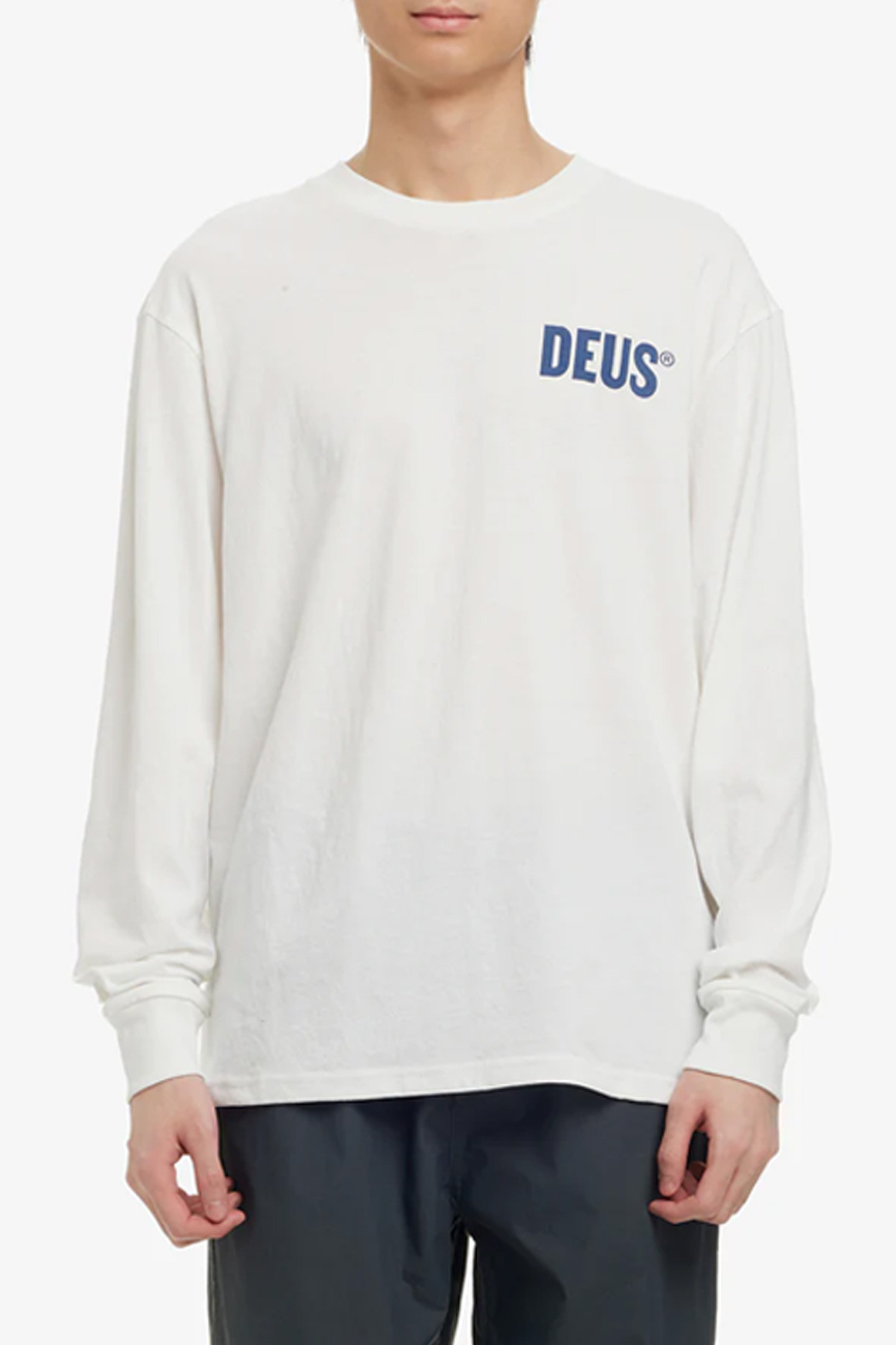 DEUS EX MACHINA - 긴팔티셔츠 - [데우스] BLANCHE LS TEE 블랜치 LS 티셔츠 - VINTAGE WHITE