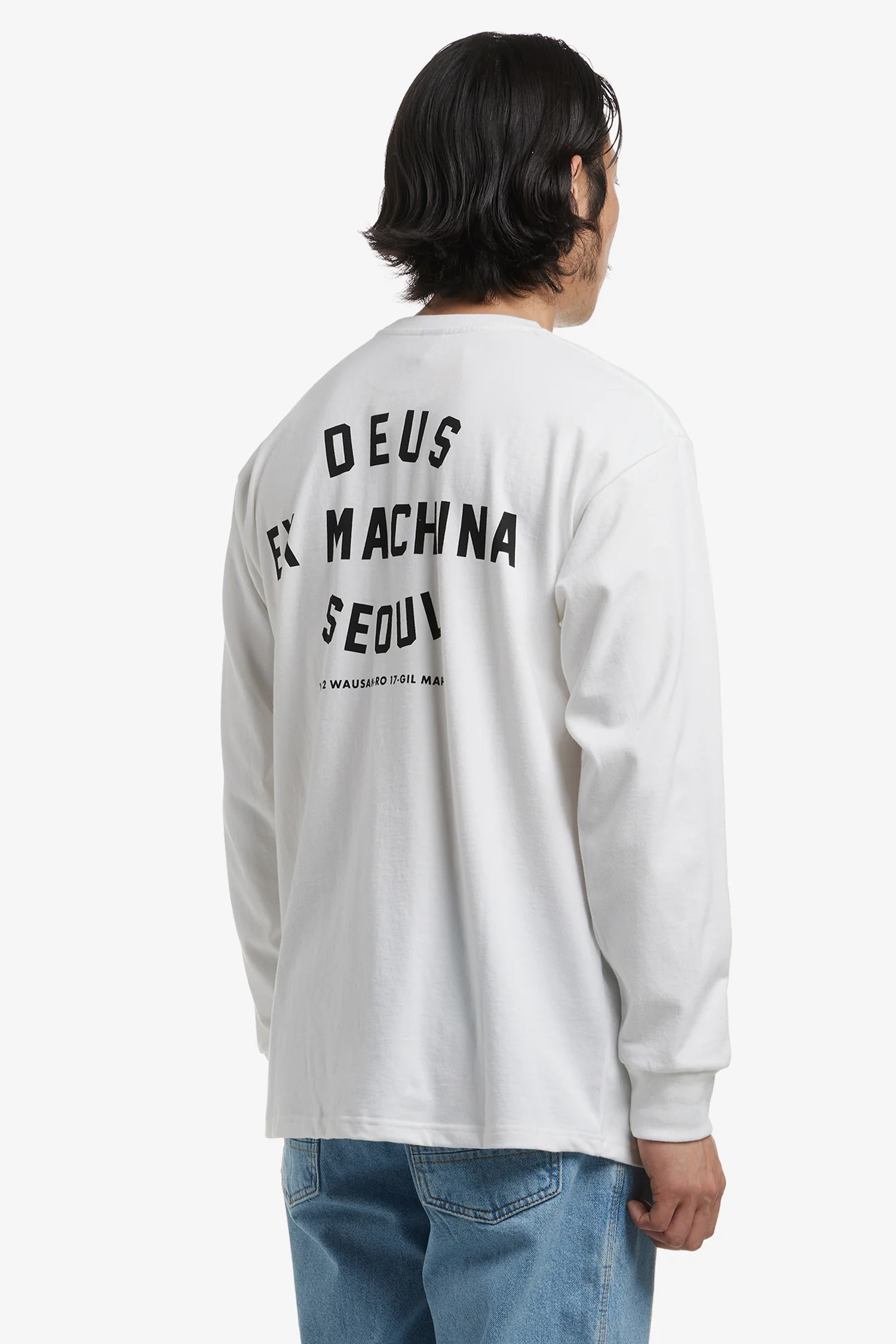 DEUS EX MACHINA - 긴팔티셔츠 - [데우스서울] SEOUL L/S TEE 서울 긴팔 티셔츠 - WHITE