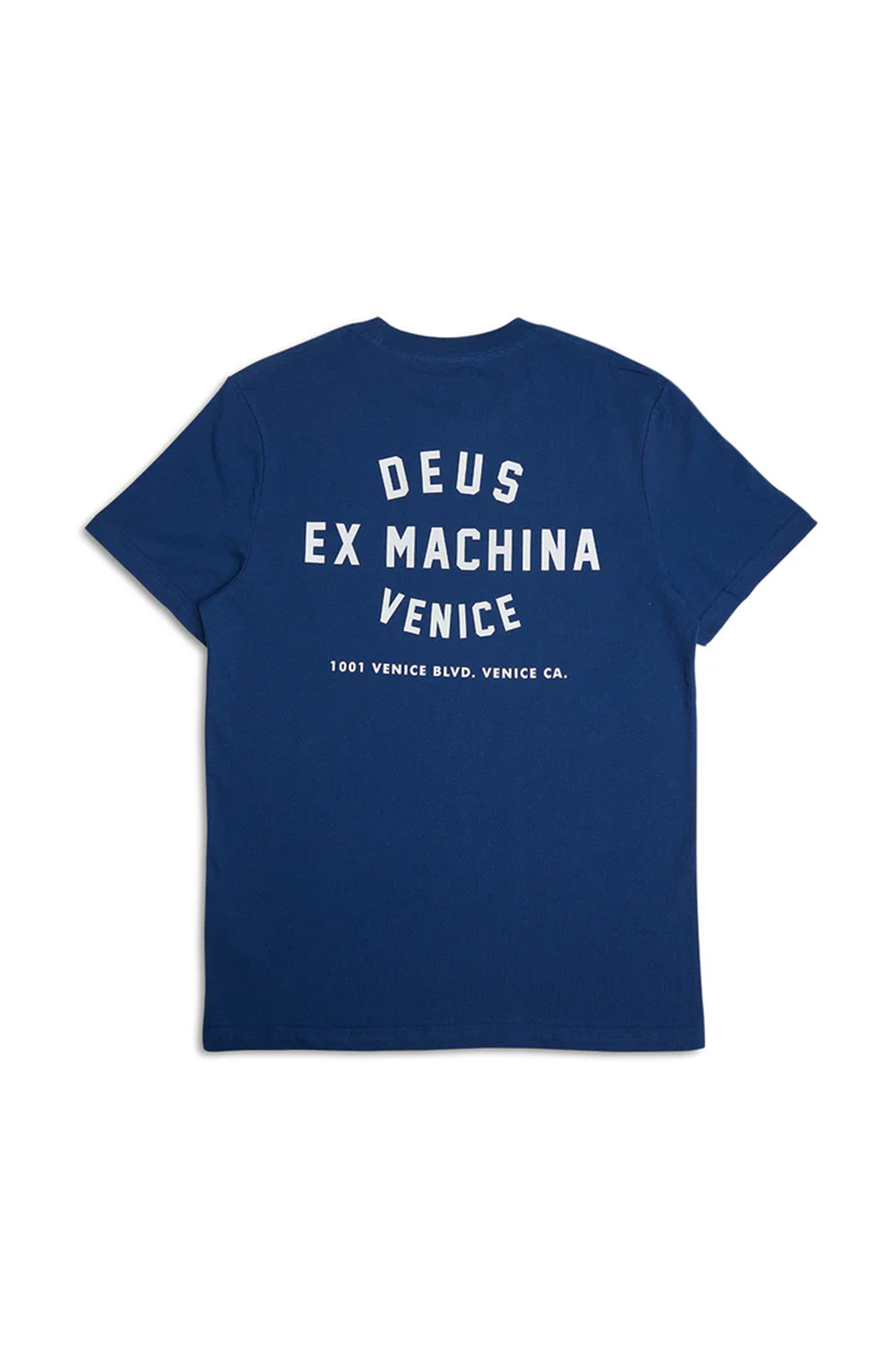 DEUS EX MACHINA - 반팔티셔츠 - [데우스] VENICE SKULL 베니스 스컬 반팔 티셔츠 - MECHANIC BLUE