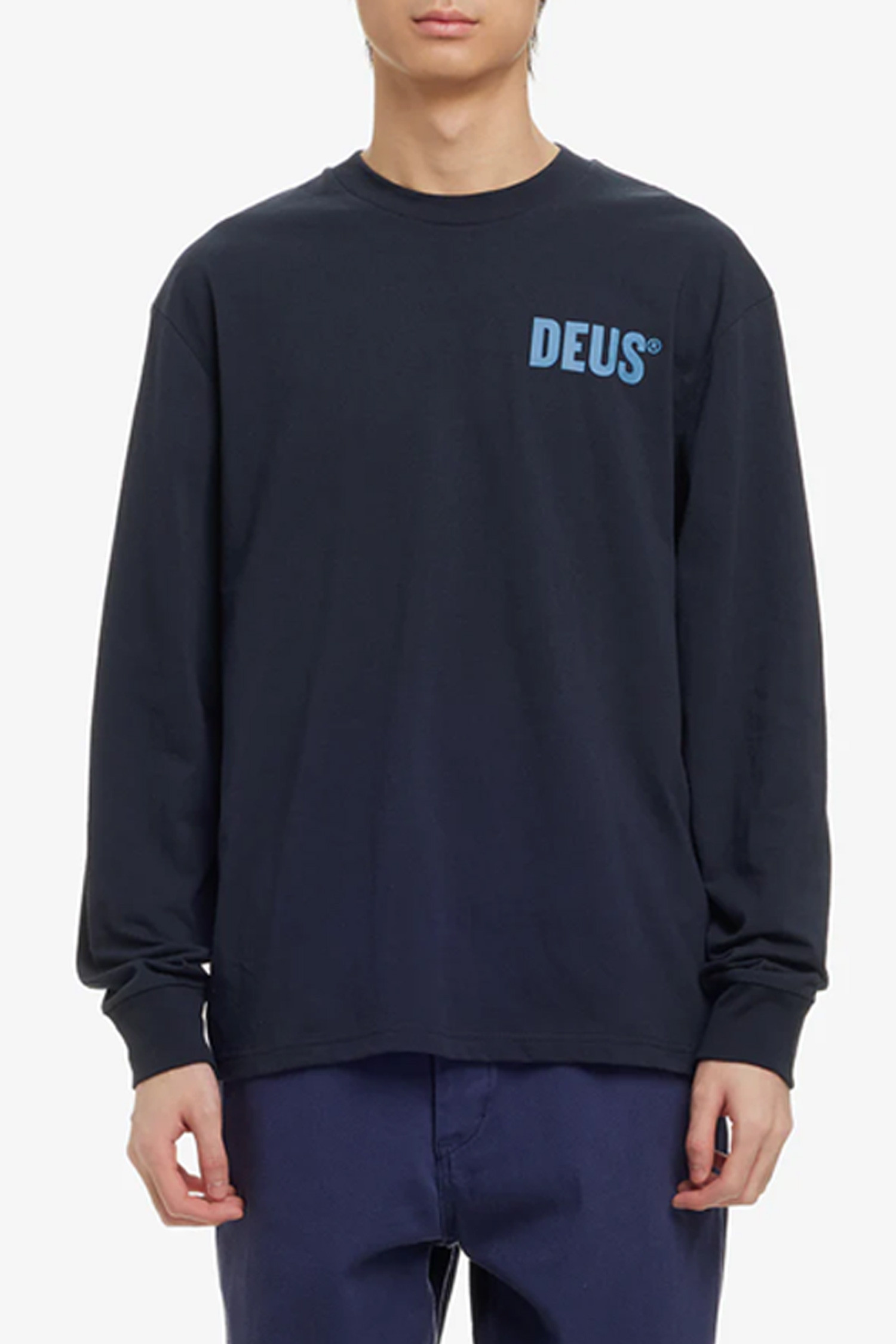 DEUS EX MACHINA - 긴팔티셔츠 - [데우스] BLANCHE LS TEE 블랜치 LS 티셔츠 - BLACK