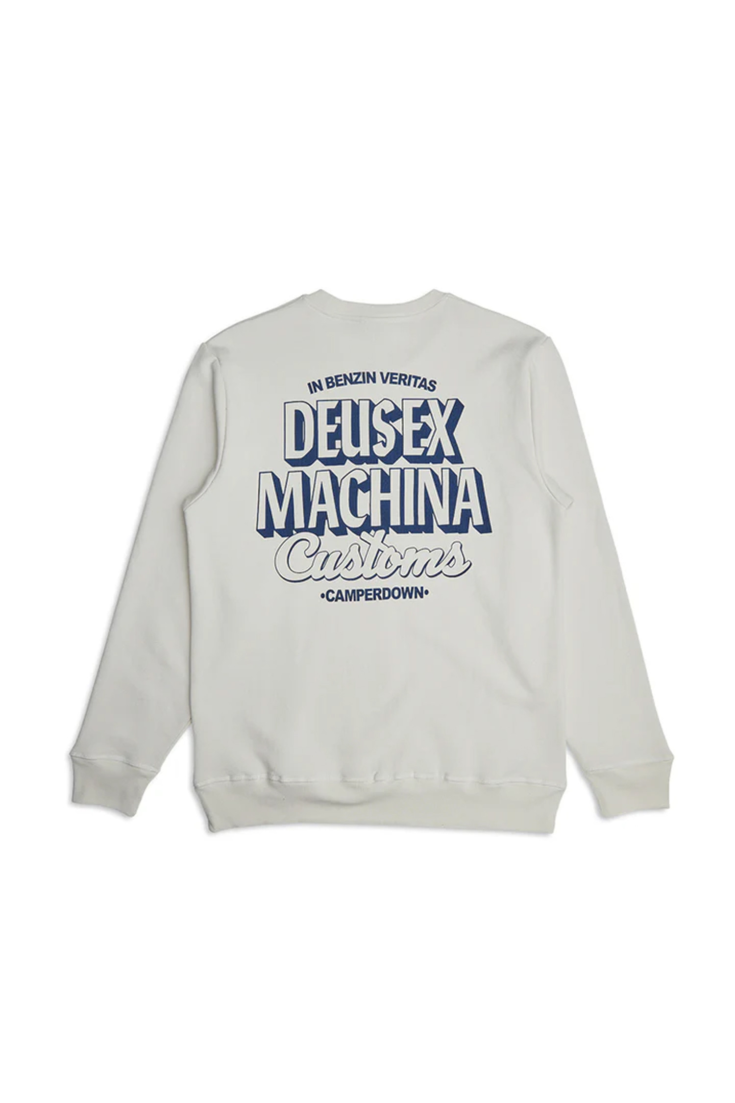 DEUS EX MACHINA - 스웻셔츠 - [데우스] EVER SEEN CREW 에버 씬 크루넥 티셔츠 - VINTAGE WHITE