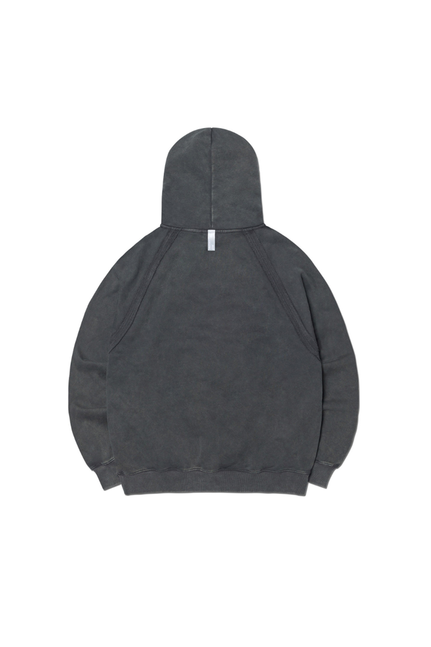 NOMANUAL - 후디 - [노매뉴얼] R.S RAW EDGE HOODIE - WASHED CHARCOAL