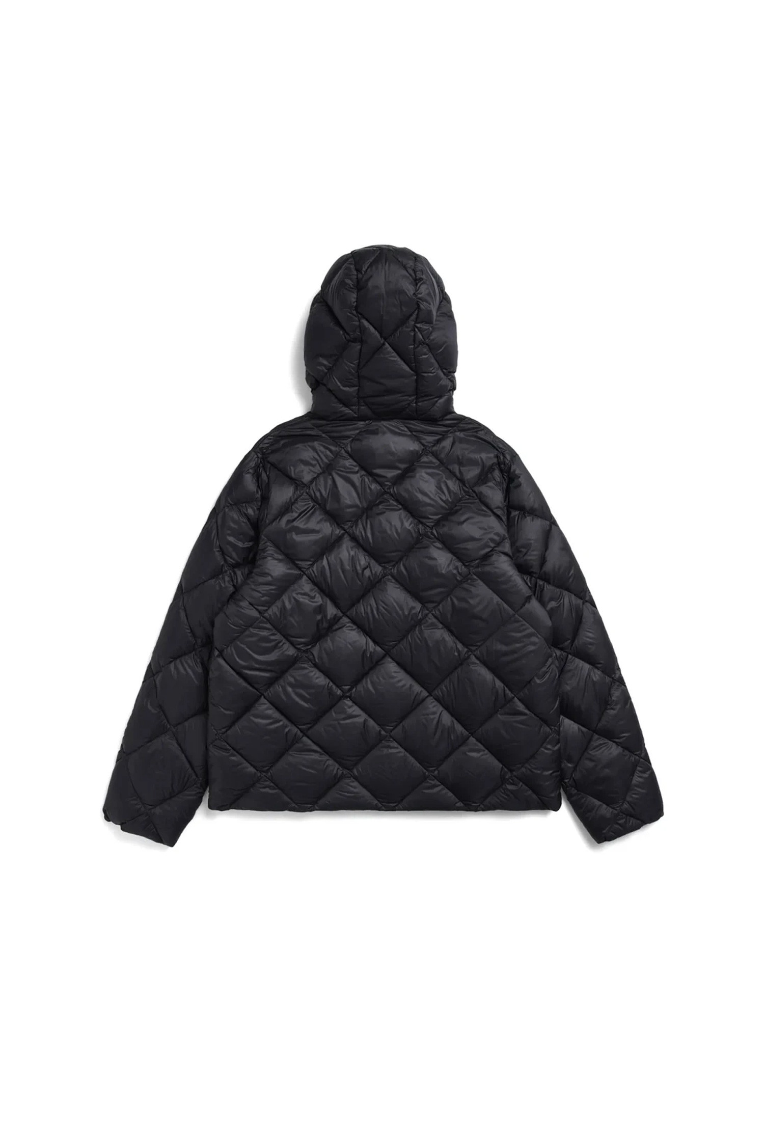 TAION - 다운/패딩 - [타이온] CITY PACKABLE HOOD DOWN JACKET 시티 패커블 후드 다운 자켓 - BLACK