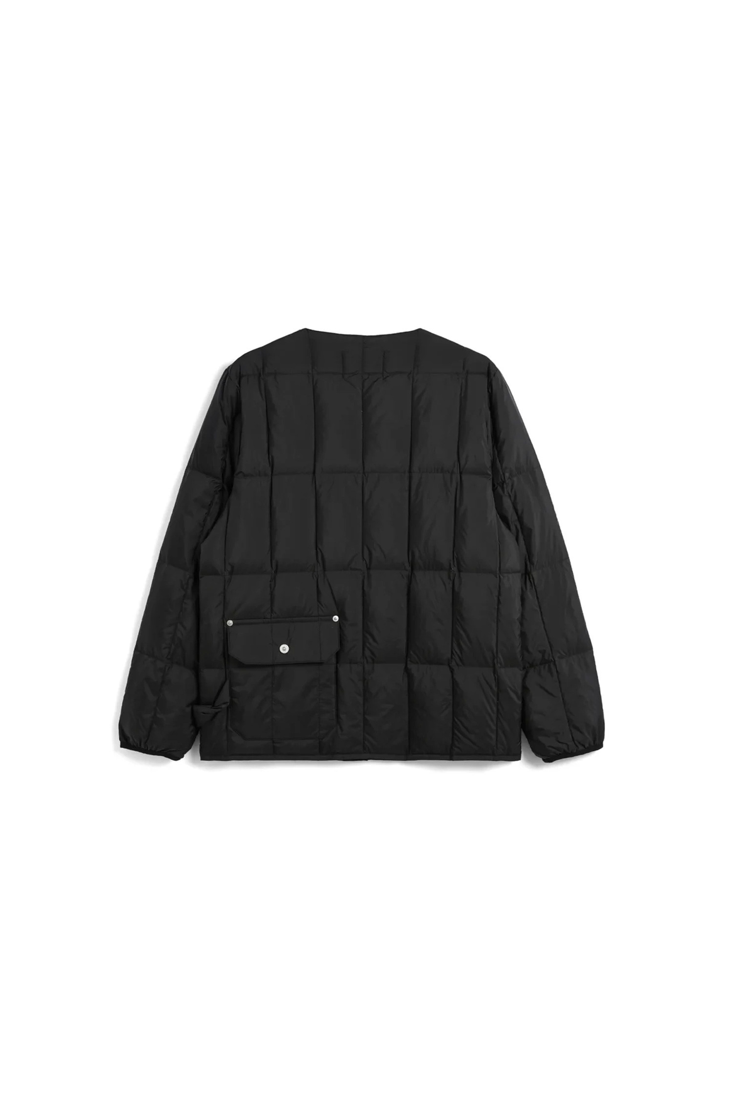 TAION - 다운/패딩 - [타이온] WORK CREW NECK DOWN JACKET 워크 크루넥 다운 자켓 - BLACK