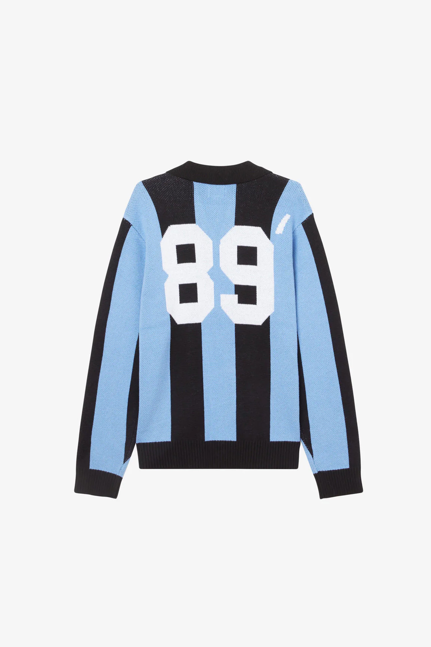 OBEY - 스웨터 - [오베이] SOCCER JERSEY SWEATER 싸커 저지 스웨터 - LIGHT BLUE MULTI