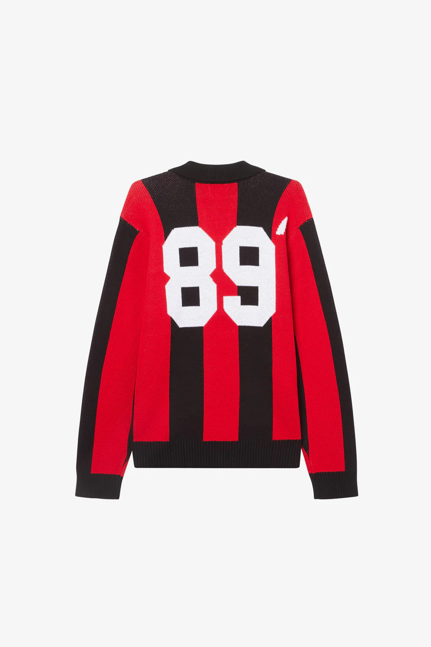 OBEY - 스웨터 - [오베이] SOCCER JERSEY SWEATER 싸커 저지 스웨터 - RED MULTI