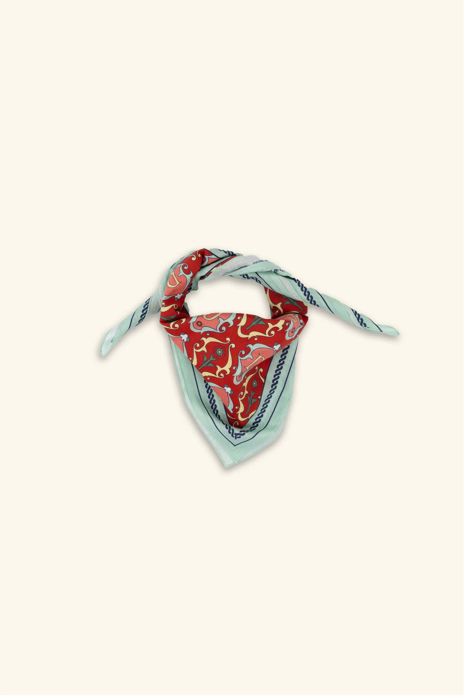 DROLE DE MONSIEUR - 스카프/머플러 - [드롤드무슈] Le Foulard Ornements 르 풀라르 오너먼트 - RED