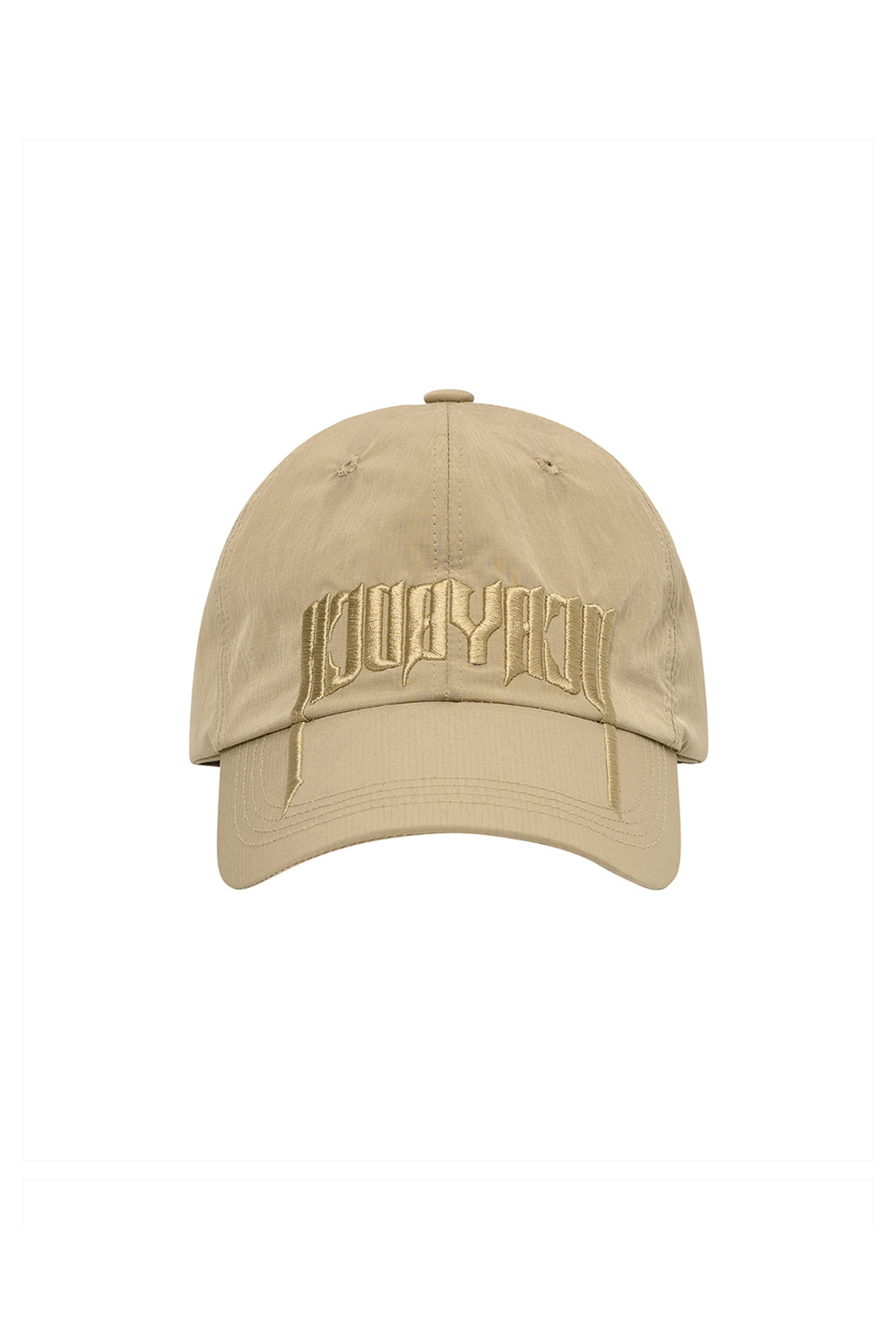 AJOBYAJO - 모자 - [아조바이아조] Arch Logo Nylon Cap 아치 로고 나일론 캡 - BEIGE