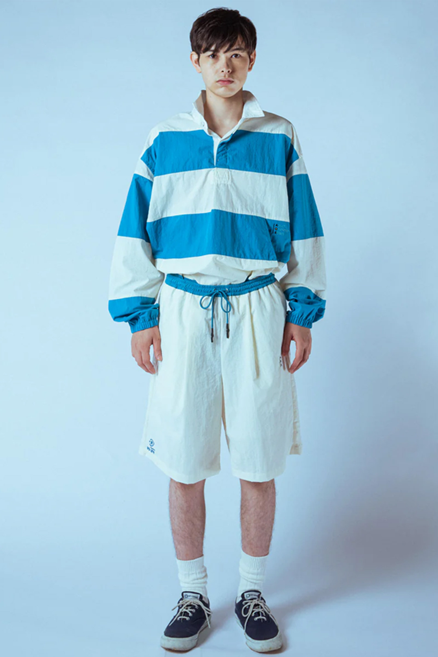 AOR - 하프팬츠 - [AOR] Yachting SHORTS 요트 쇼트 - OFF WHITE