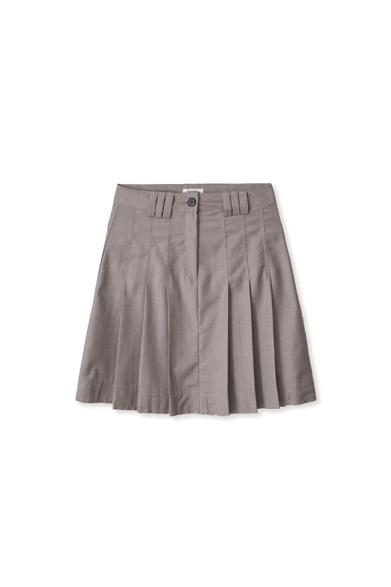 [AEAE] PLEATS SKIRT BRX