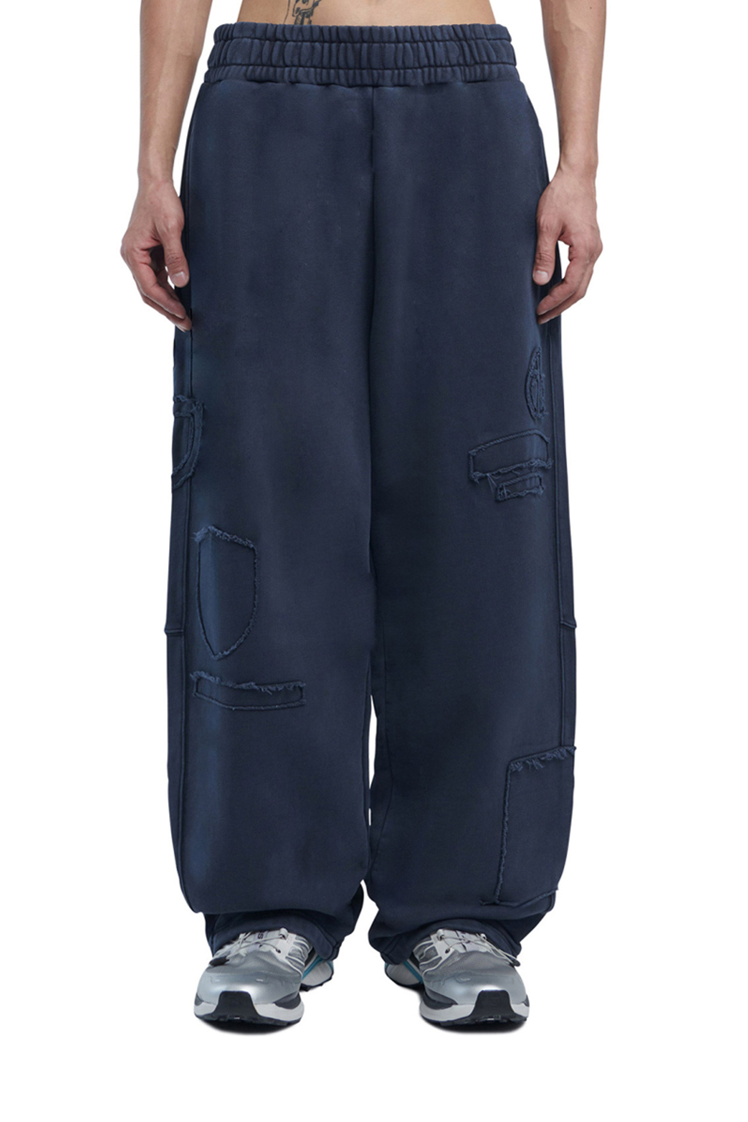 [노매뉴얼] OVERDYED R.P SWEATPANTS 오버다이어드 R.P 스웻 팬츠 - DARK NAVY