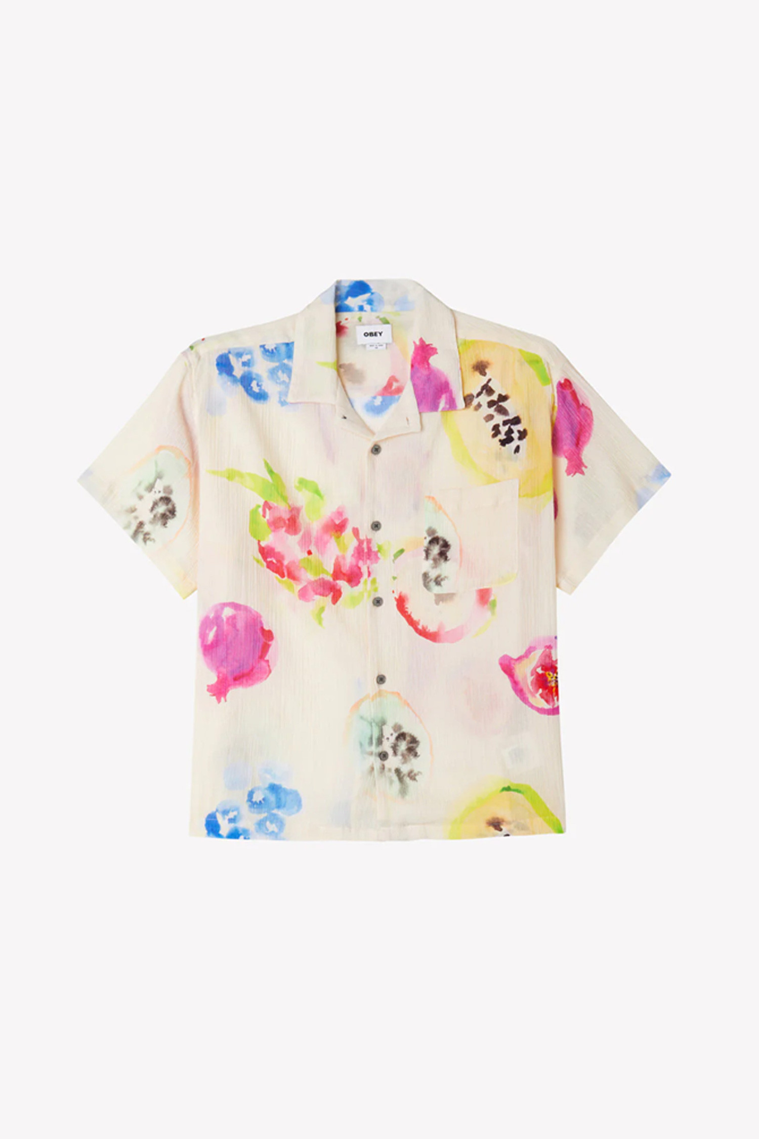 [오베이] SOFT FRUITS SHIRT 소프트 프루츠 셔츠 - BLUSH MULTI