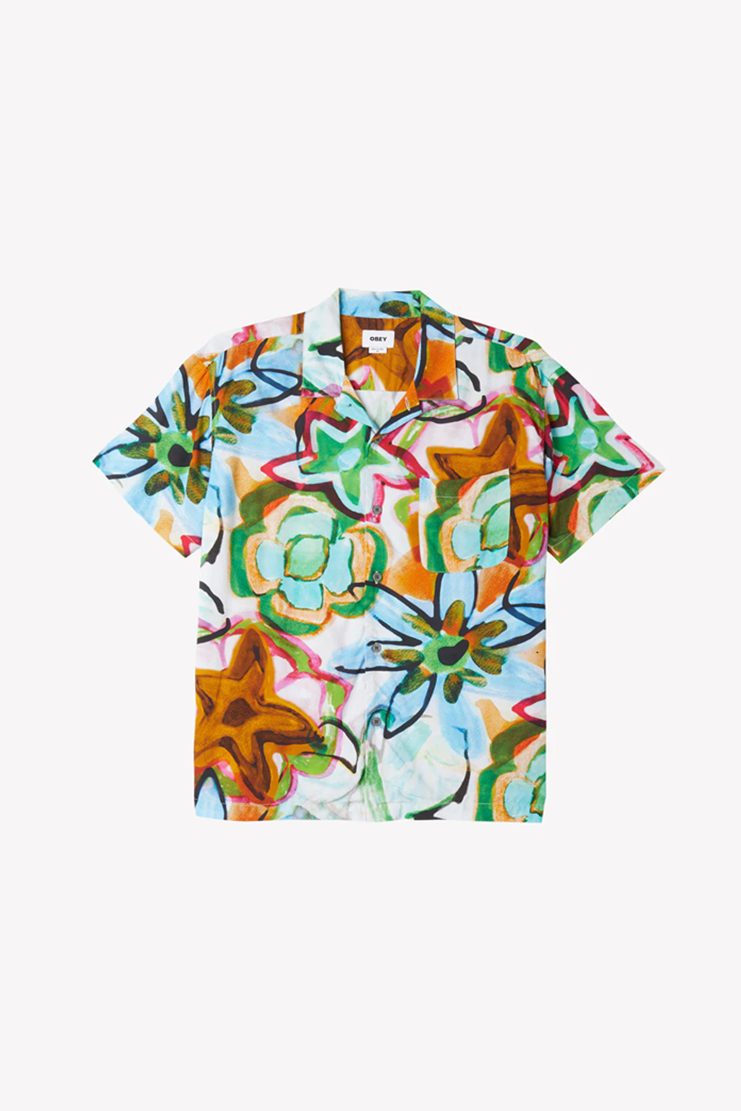 [오베이] REQUIEM SHIRT 레퀴엠 셔츠 - GOLDEN BROWN MULTI