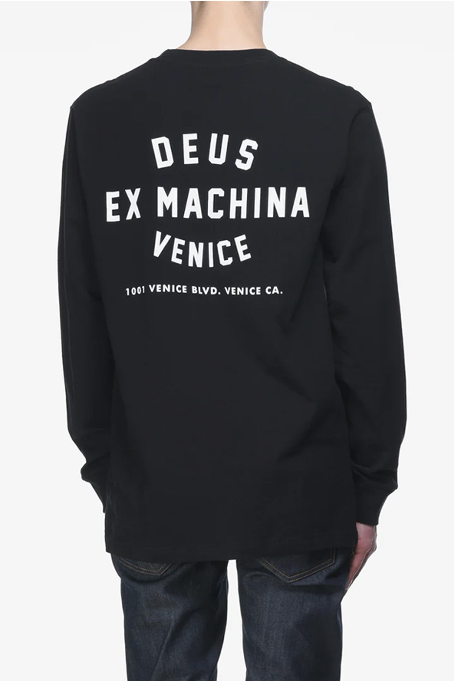 [데우스] VENICE LONG-SLEEVE TEE 베니스 롱슬리브 티 - BLACK