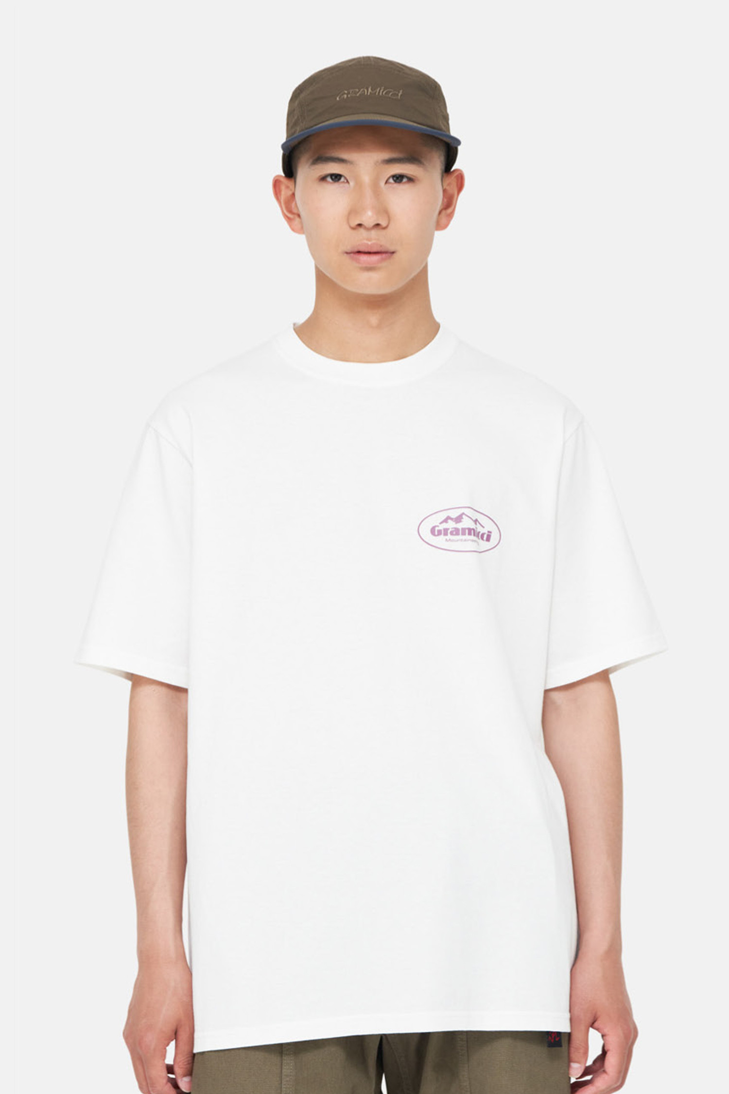 [그라미치] MOUNTAINEERING TEE  마운티니어링 반팔 티셔츠 - WHITE