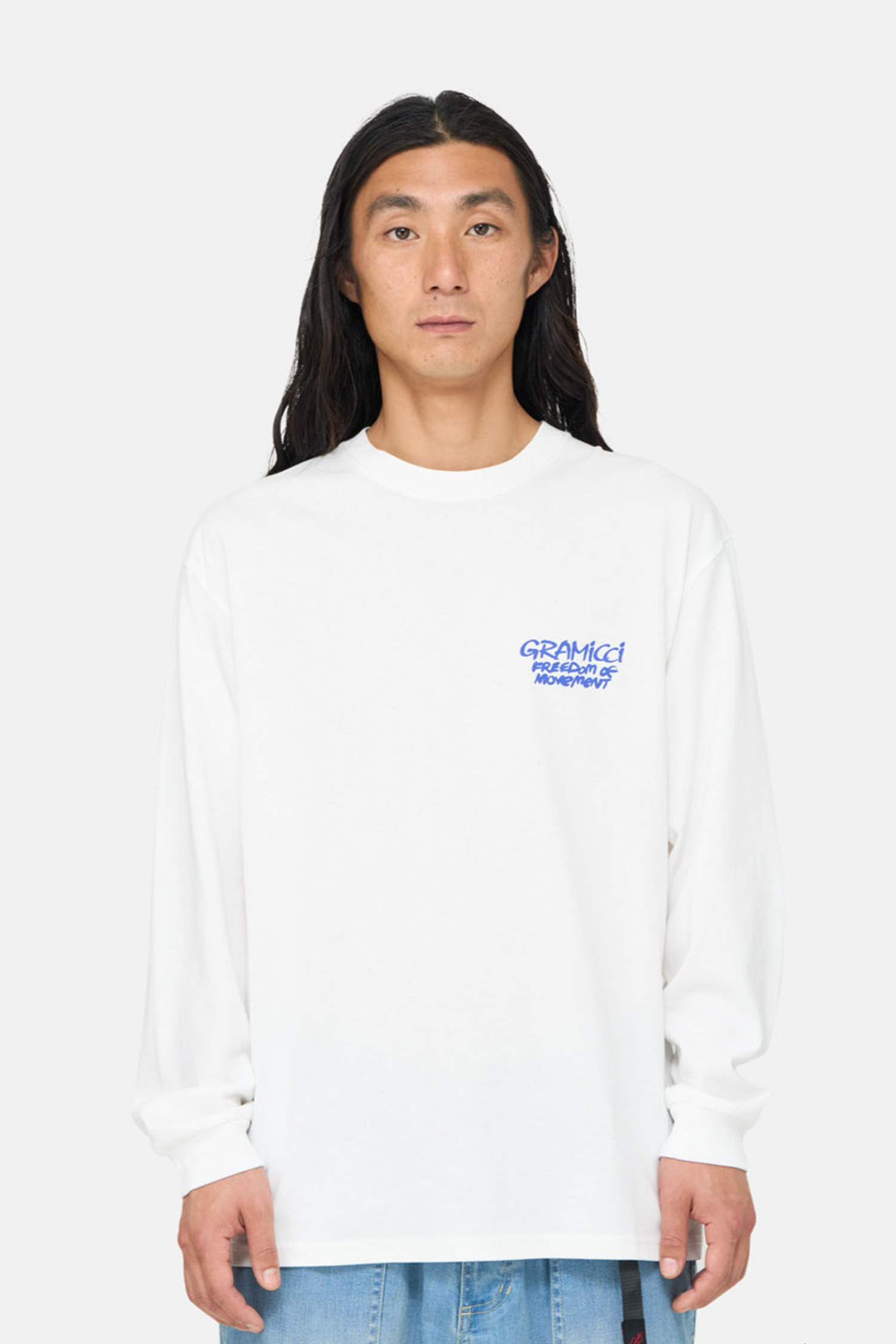 [그라미치] NAPPING CLIMBER L/S TEE 냅핑 클라이머 L/S 티셔츠 - WHITE