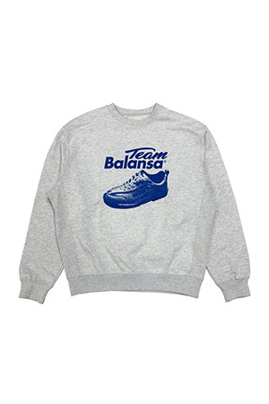 [발란사] TEAM BALANSA CREWNECK 팀 발란사 크루넥 - ASH GRAY