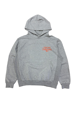 [발란사] SSB LOGO HOODIE  로고 후디 - HEATHER GRAY/ORANGE