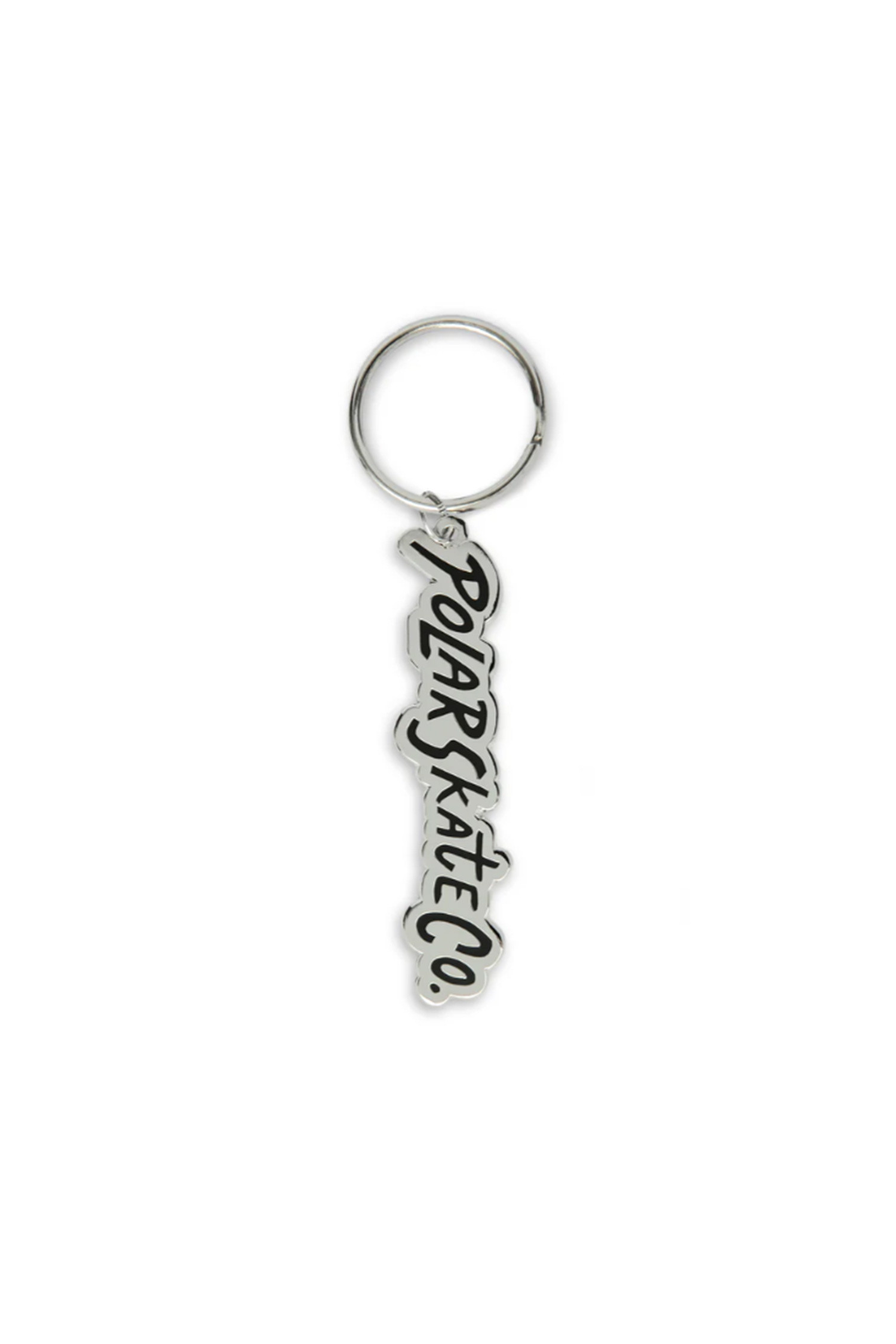 [폴라스케이트] Key Chain | Surf Logo 키 체인 - 서프 로고 - Silver / Black