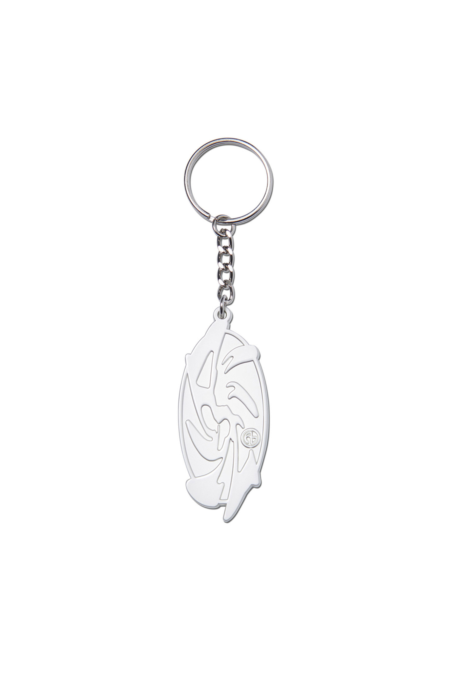 [노매뉴얼] GRAPHIC METAL KEYRING - SILVER