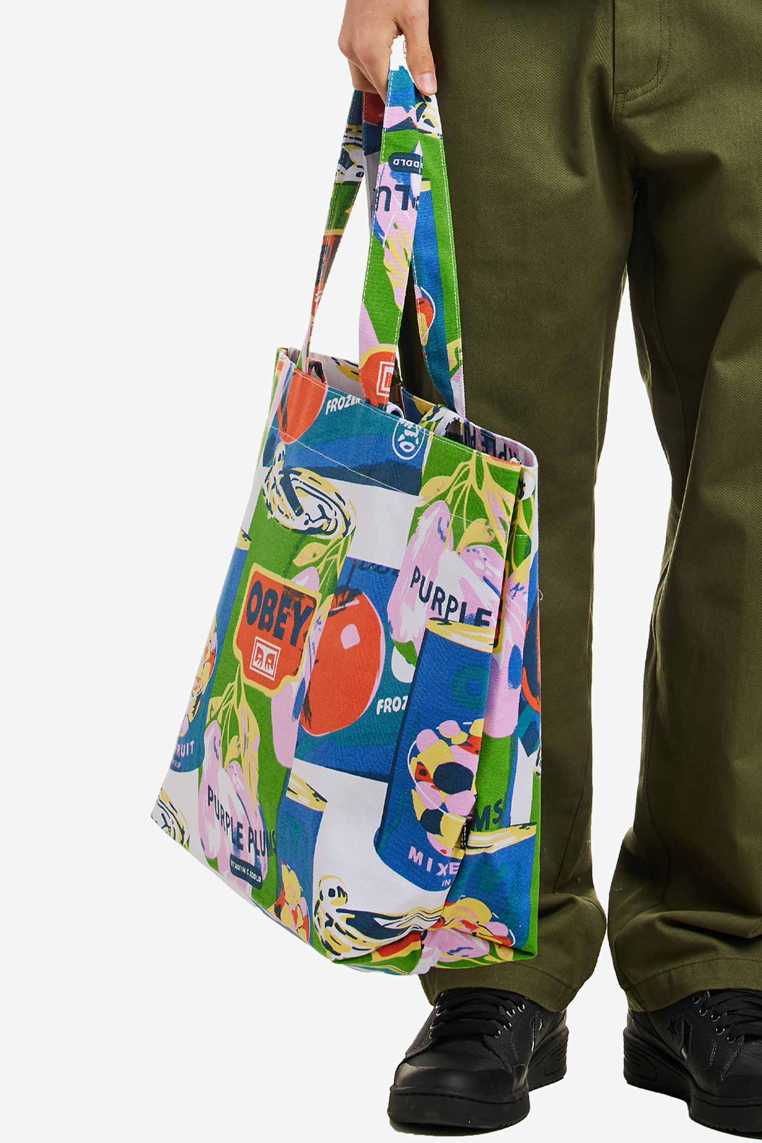 [오베이] MULTI CANS TOTE BAG 멀티 캔 토트 백 - 화이트