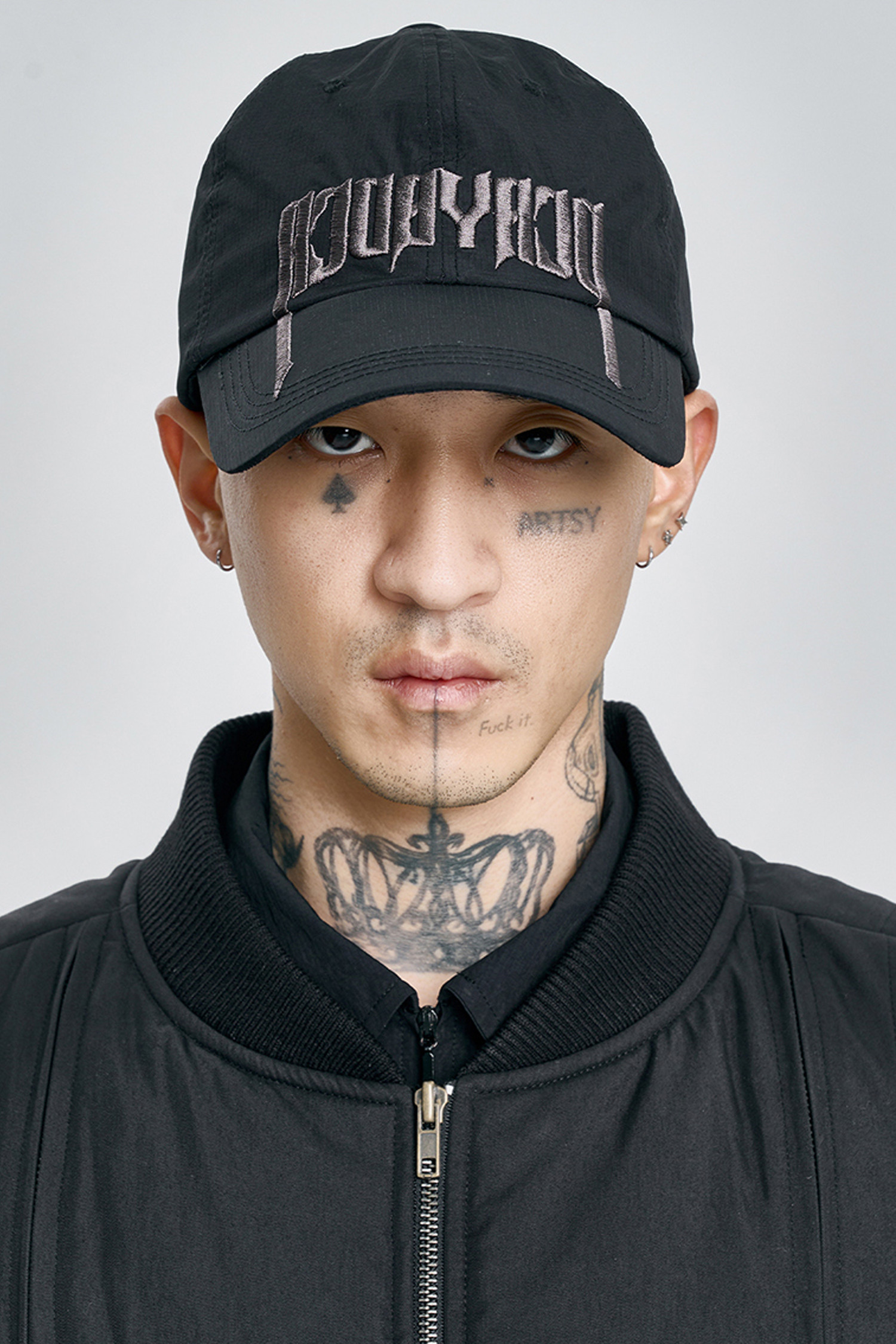 [아조바이아조] Arch Logo Nylon Cap 아치 로고 나일론 캡 - BLACK