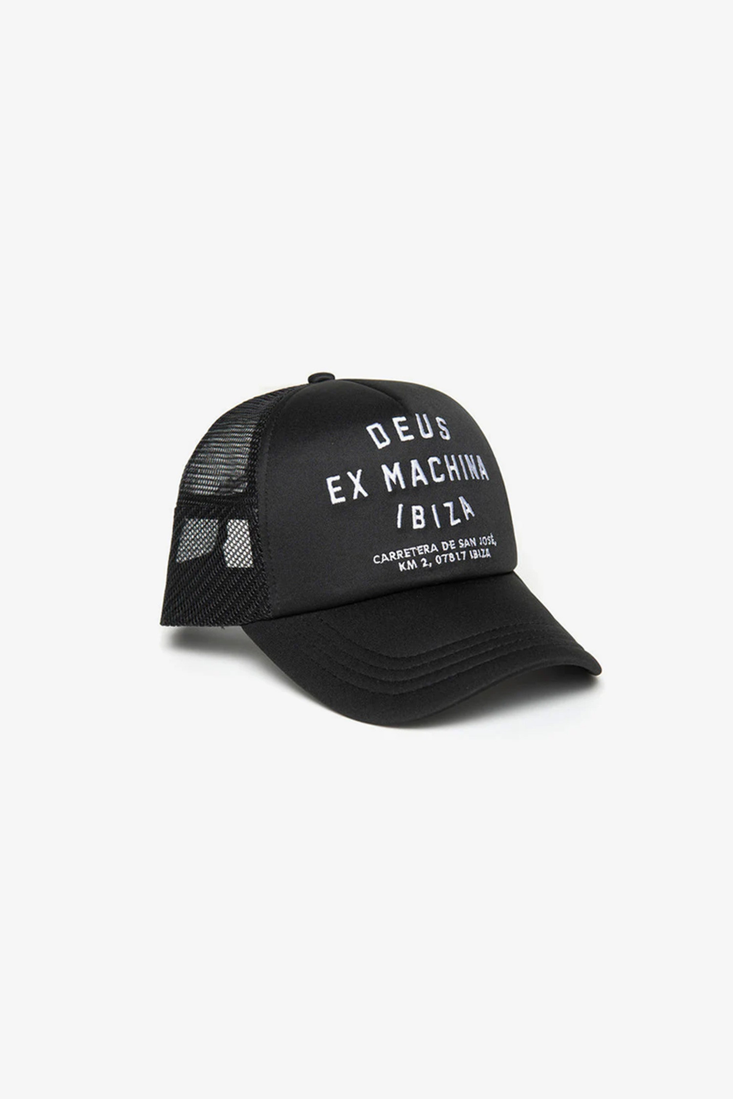 [데우스] IBIZA TRUCKER CAP 이비자 트러커 캡 - BLACK