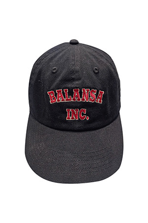 [발란사] BALANSA INC. COTTON BALL CAP - BLACK