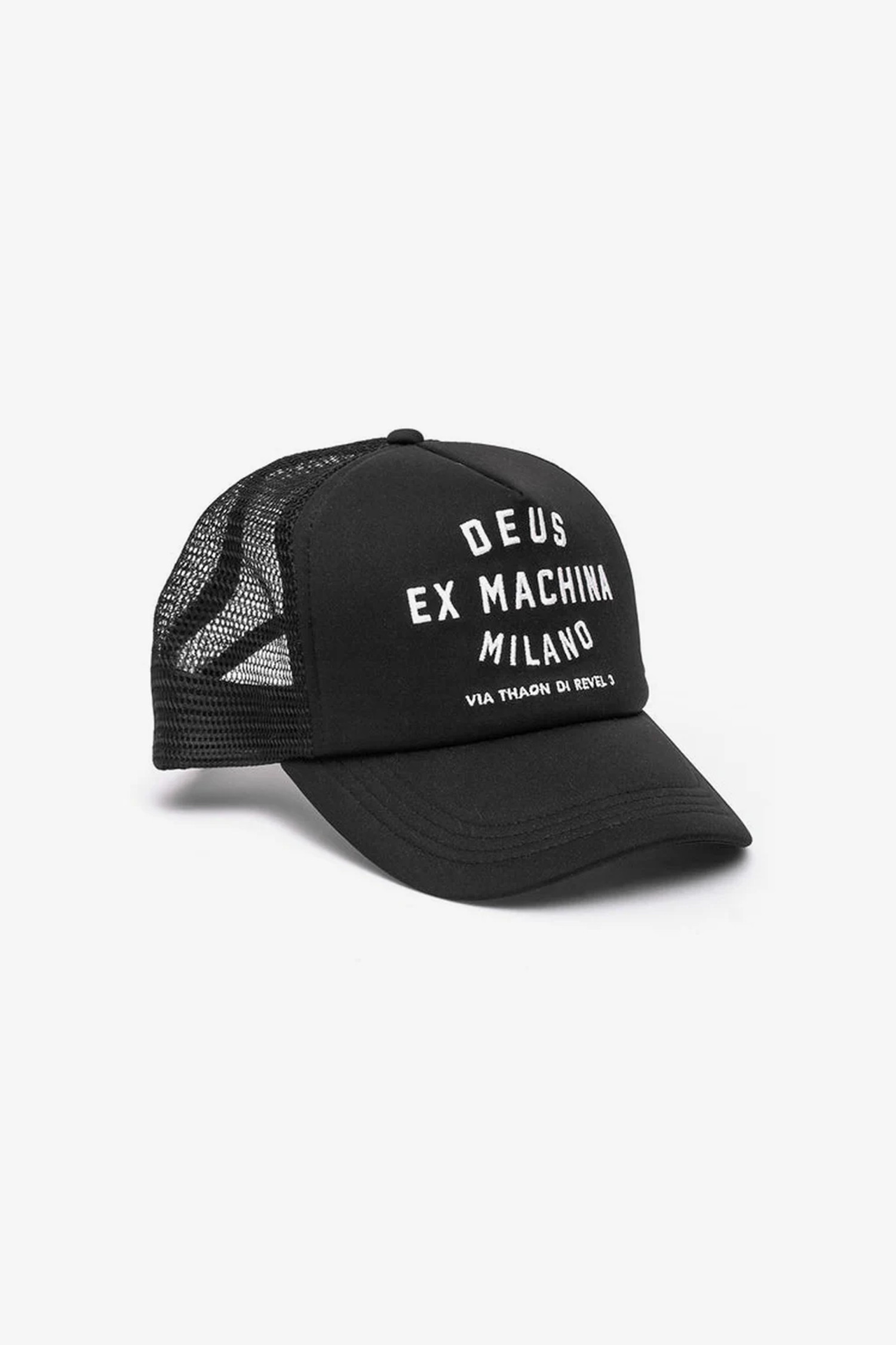 [데우스] MILANO ADDRESS TRUCKER 밀라노 어드레스 트러커 - BLACK